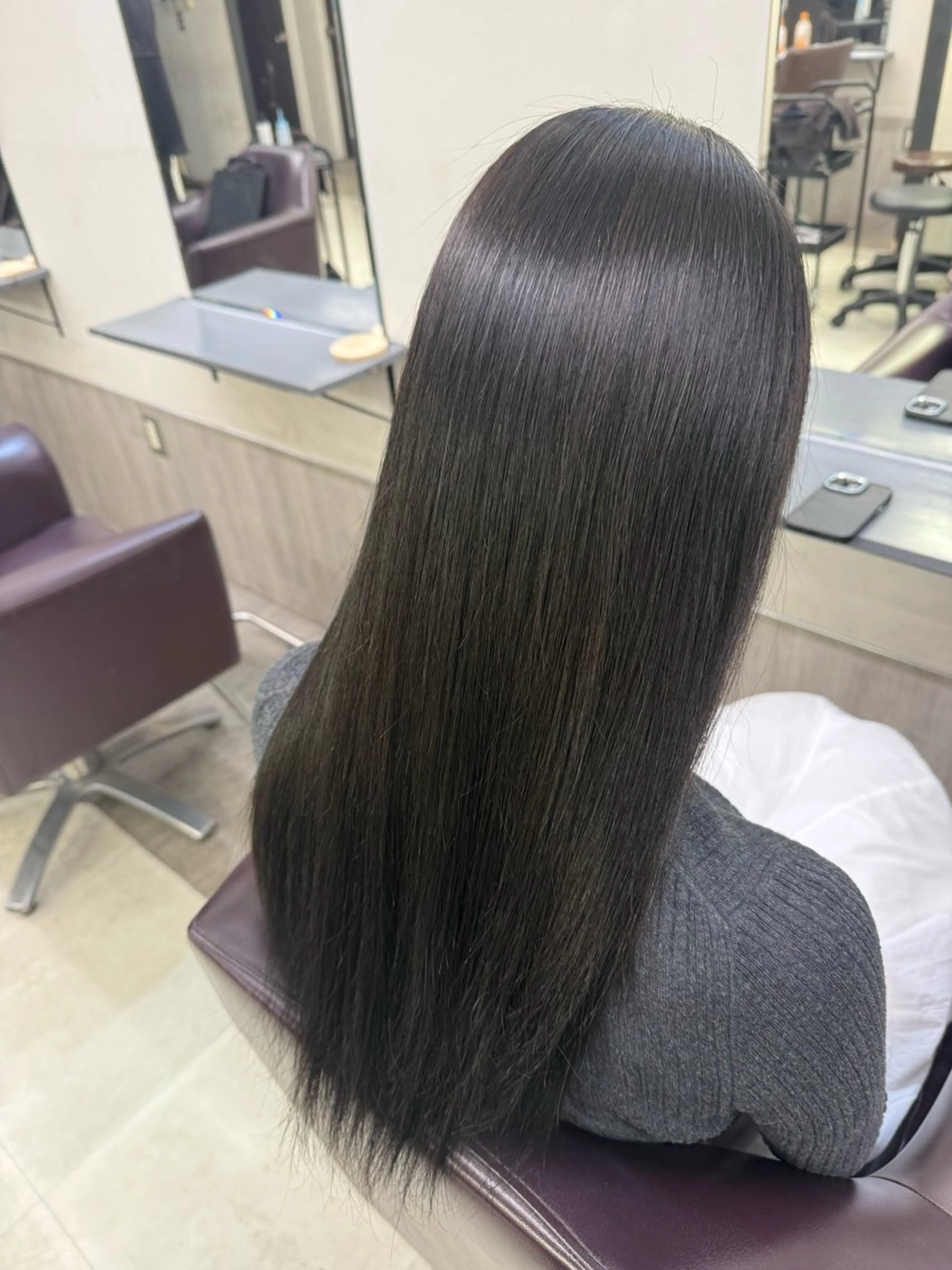 ロング カラー 山本 篤季のヘアスタイル