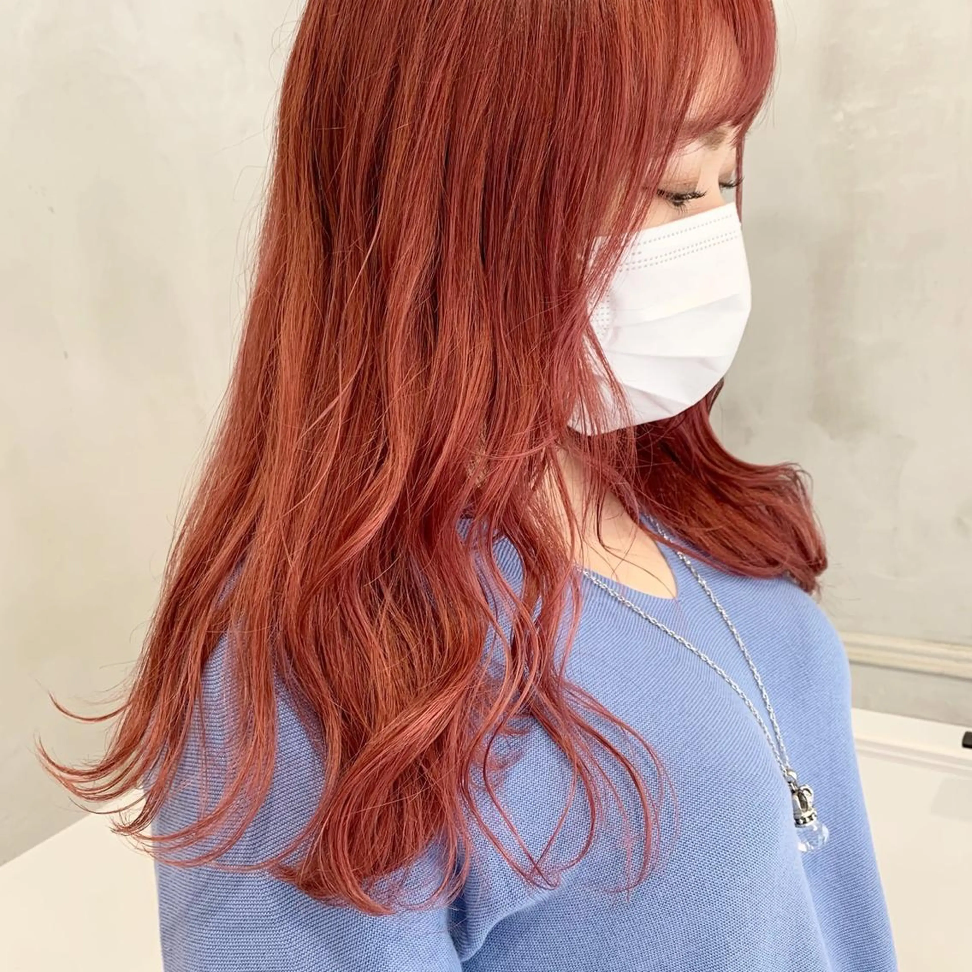 セミロング カラー ブリーチ ヘアカラー 艶感/ナチュラル 🌿マアヤのヘアスタイル