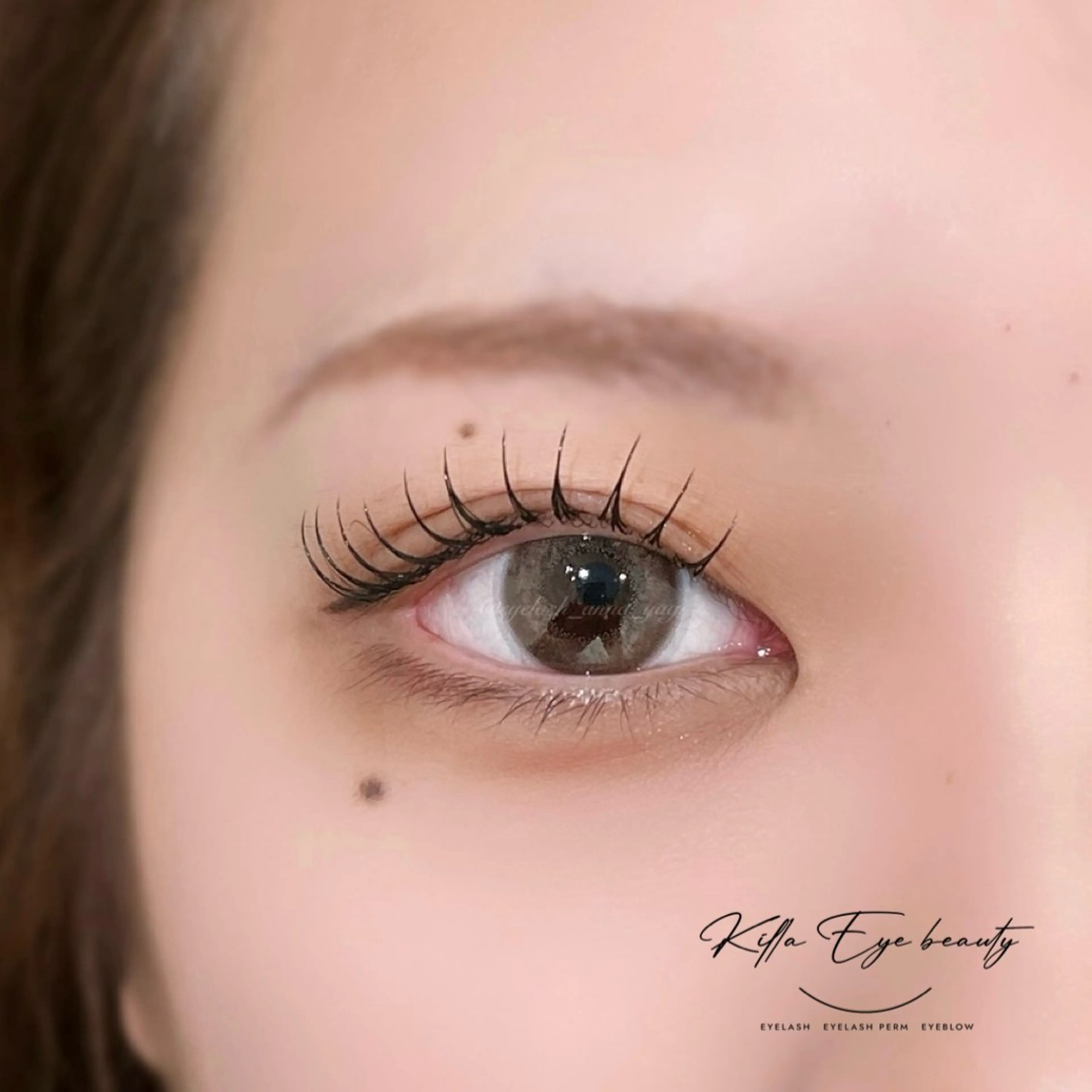 マツエク・マツパ 目尻長め マツエク killa eye beauty 八木のマツエク・マツパデザイン