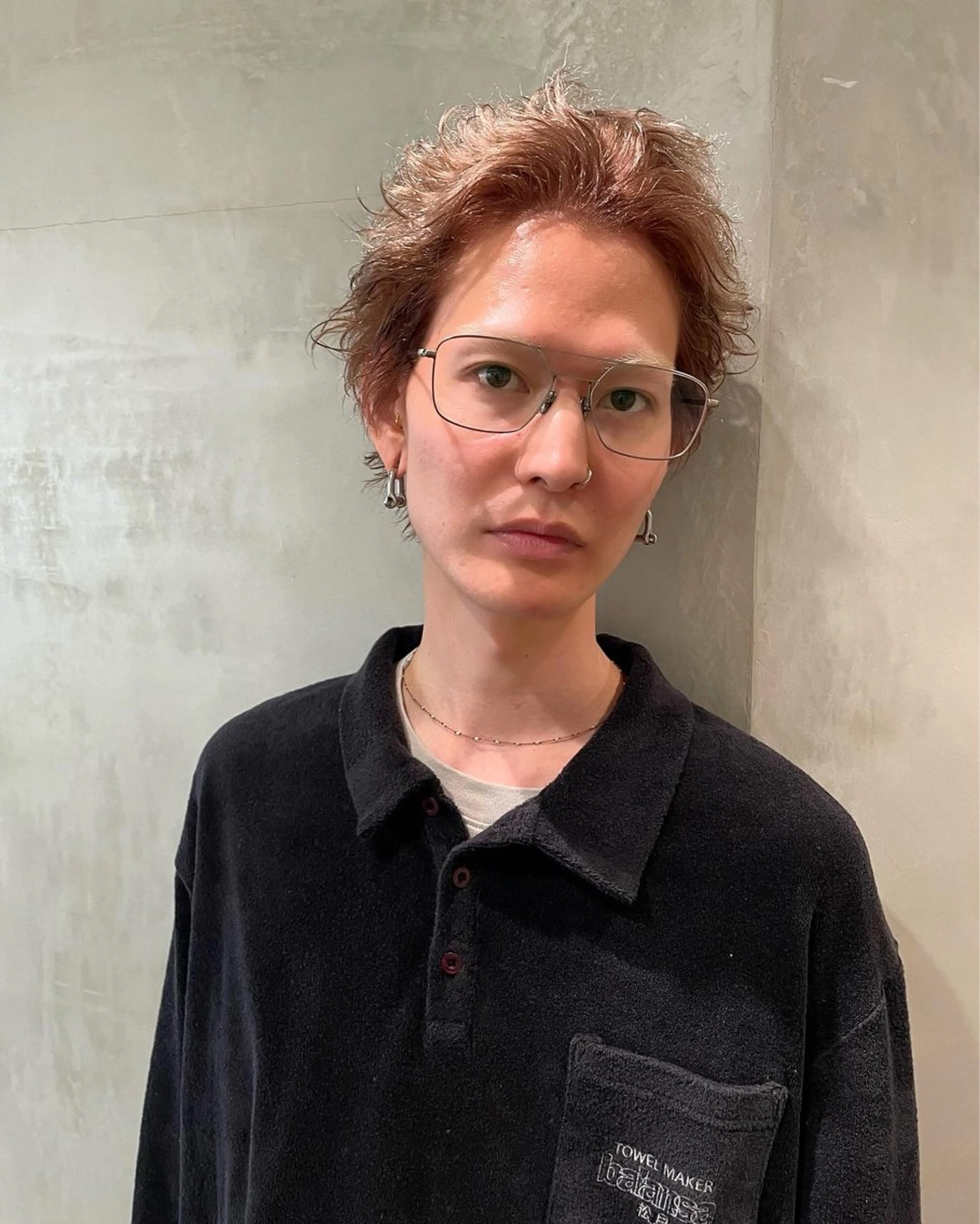 ショート カラー メンズ ヘアカラー トリートメント 優作 〜圧倒的信頼〜のヘアスタイル