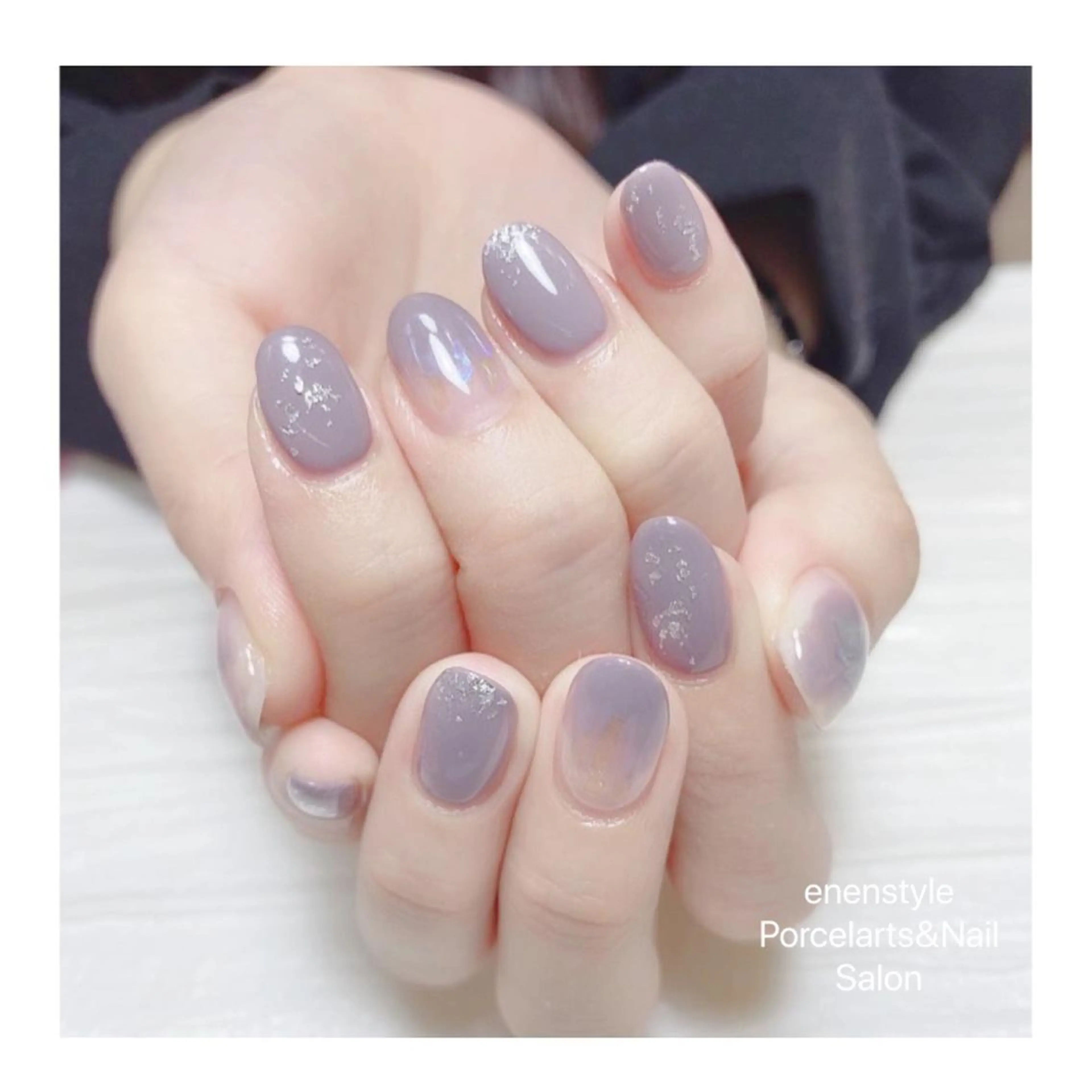 ミディアム ハンドネイル 👑enen style👑のネイルデザイン