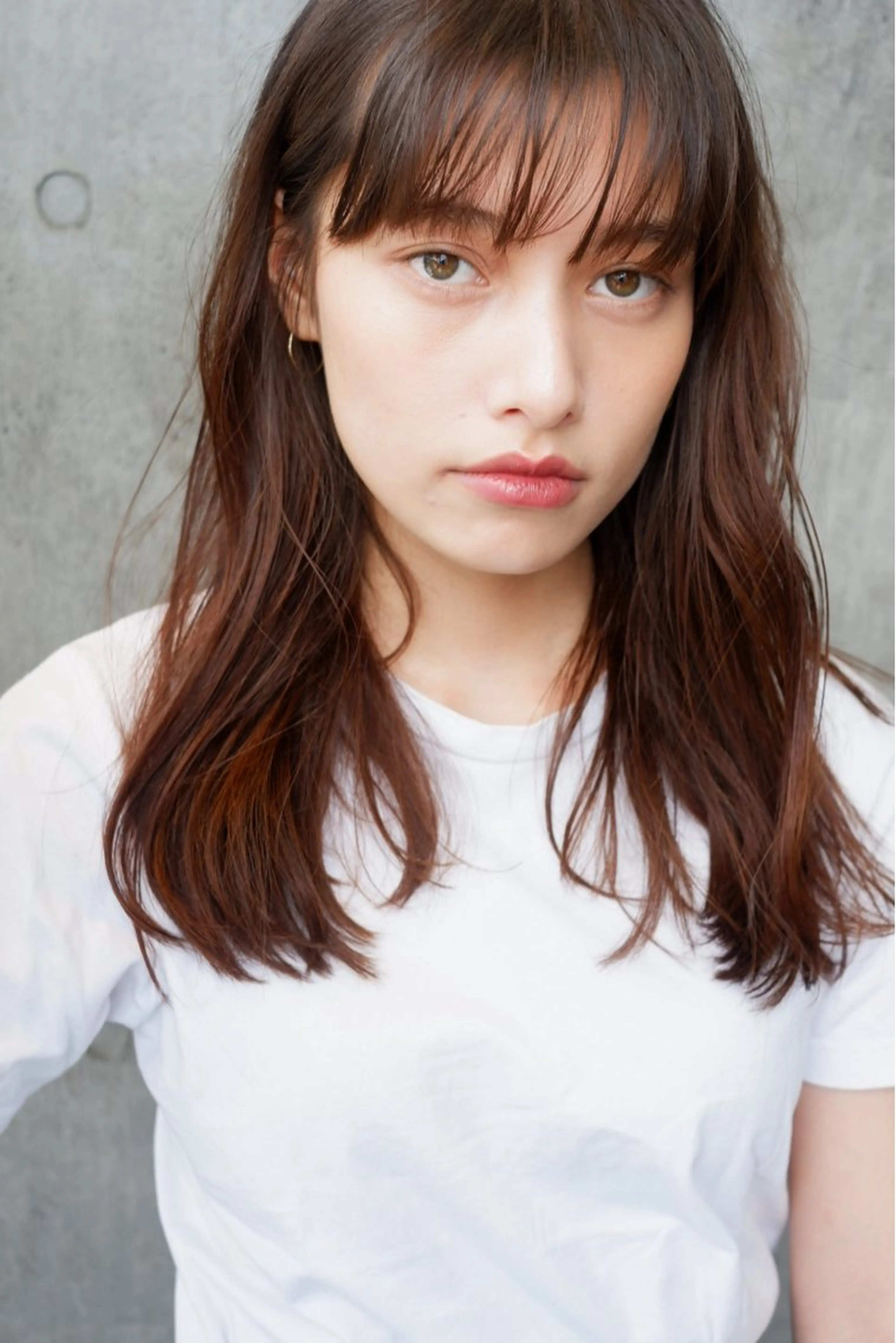 カラー ブリーチ ブリーチなしカラー 佐藤 芽衣のヘアスタイル