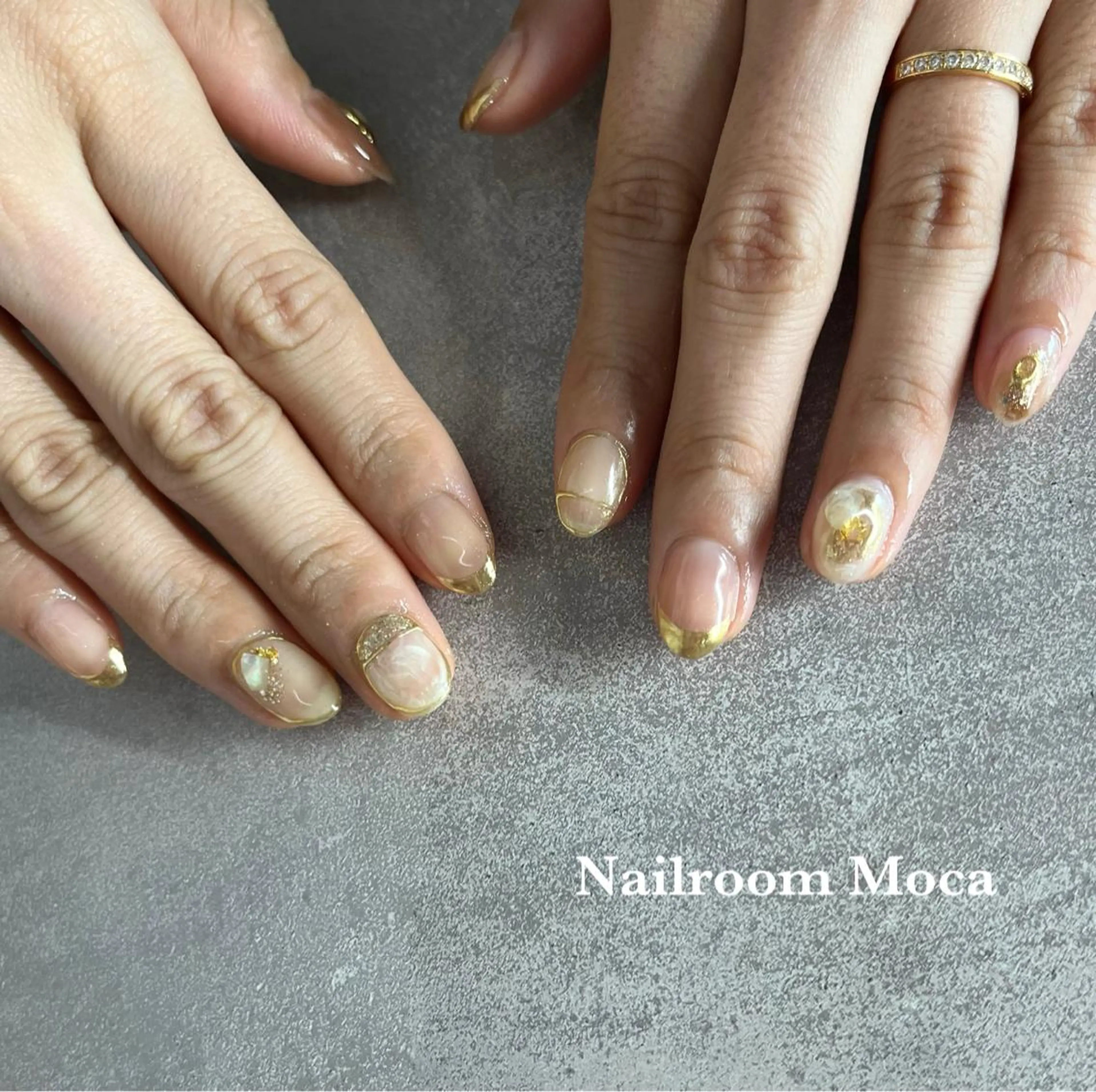ネイル ニュアンスネイル Nailroom Mocaのネイルデザイン