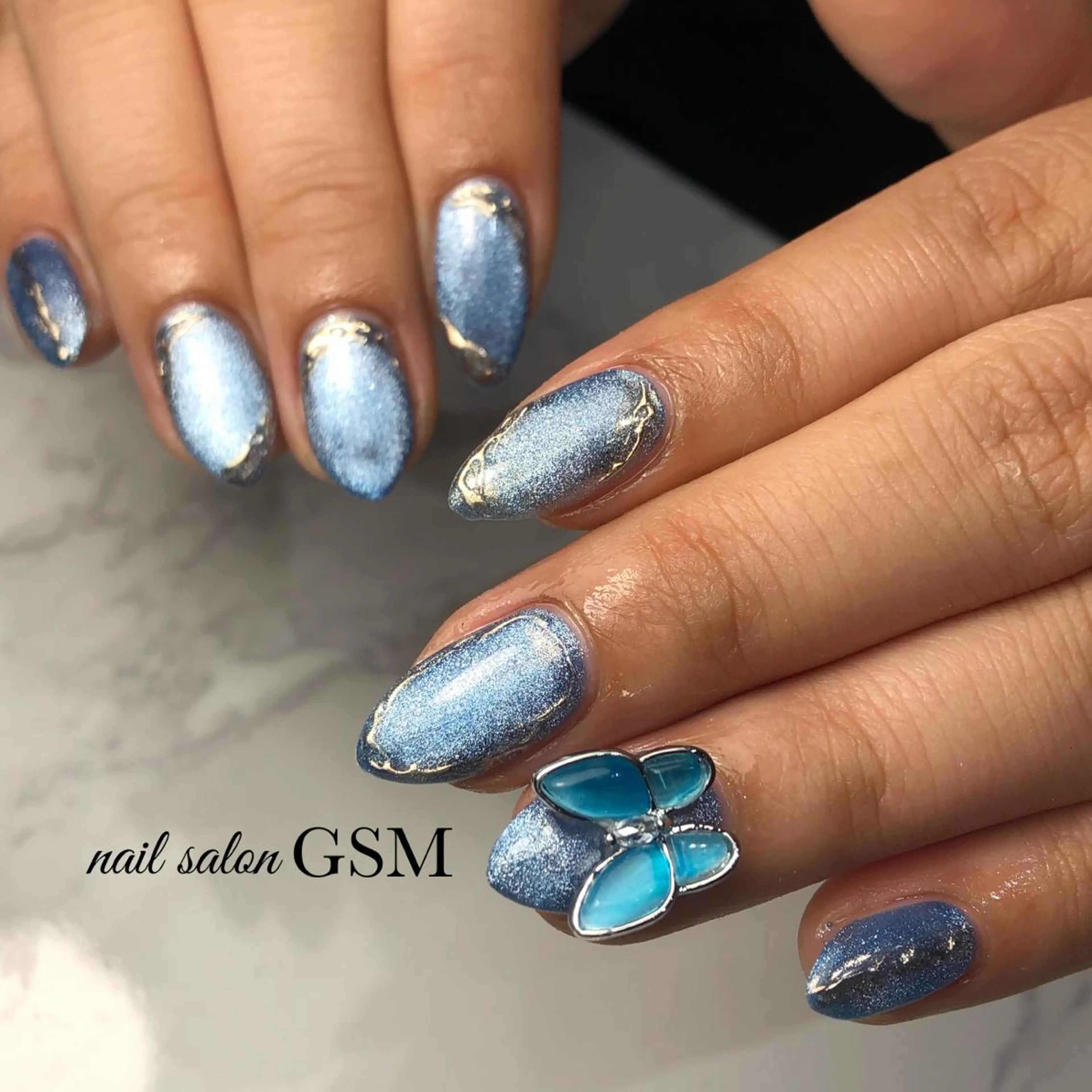 ネイル マグネットネイル nail salon GSMのネイルデザイン