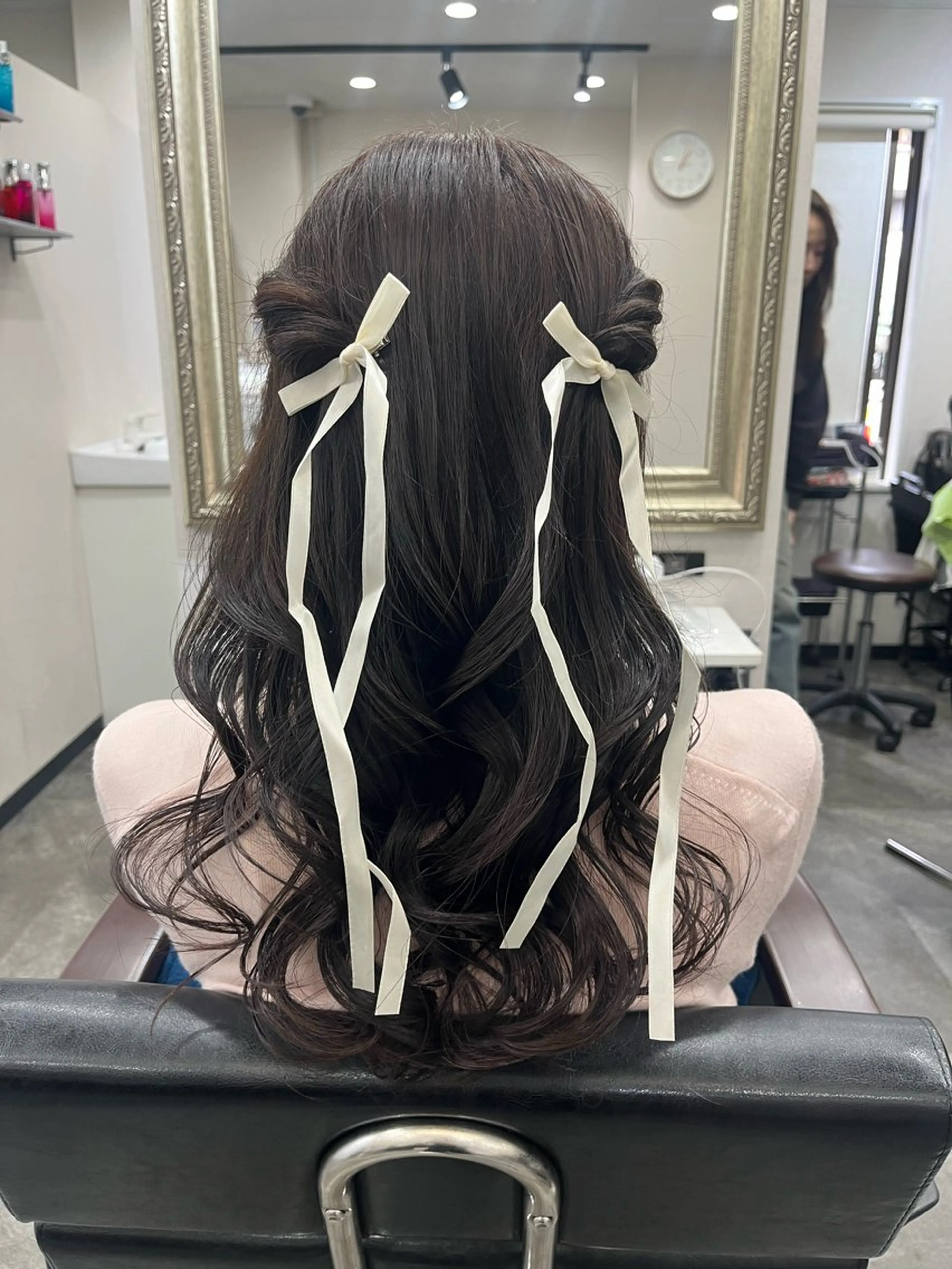 ロング ヘアアレンジ 籾木 美優のヘアスタイル