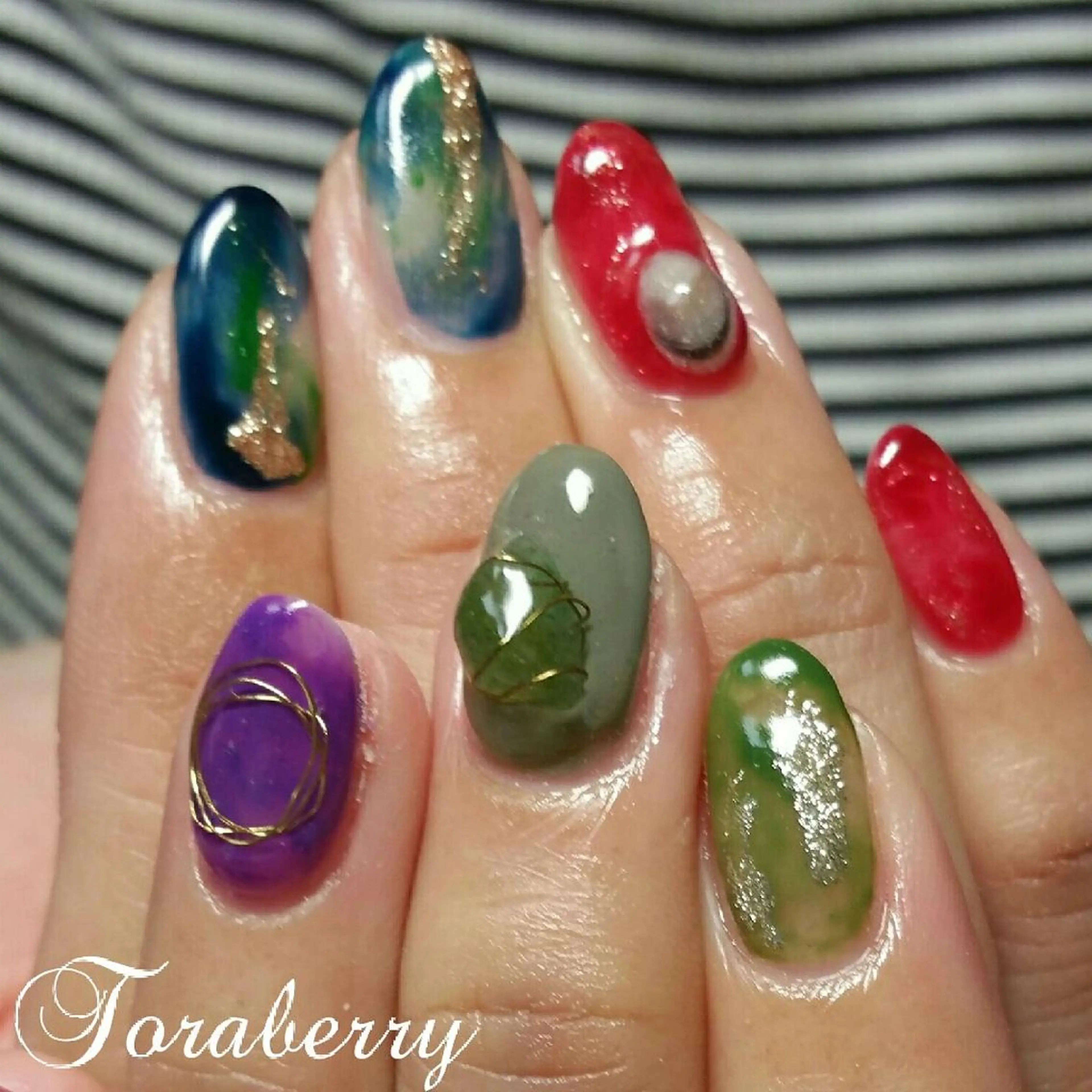 ネイル 持ち込み ニュアンスネイル ネイリスト なつみのネイルデザイン