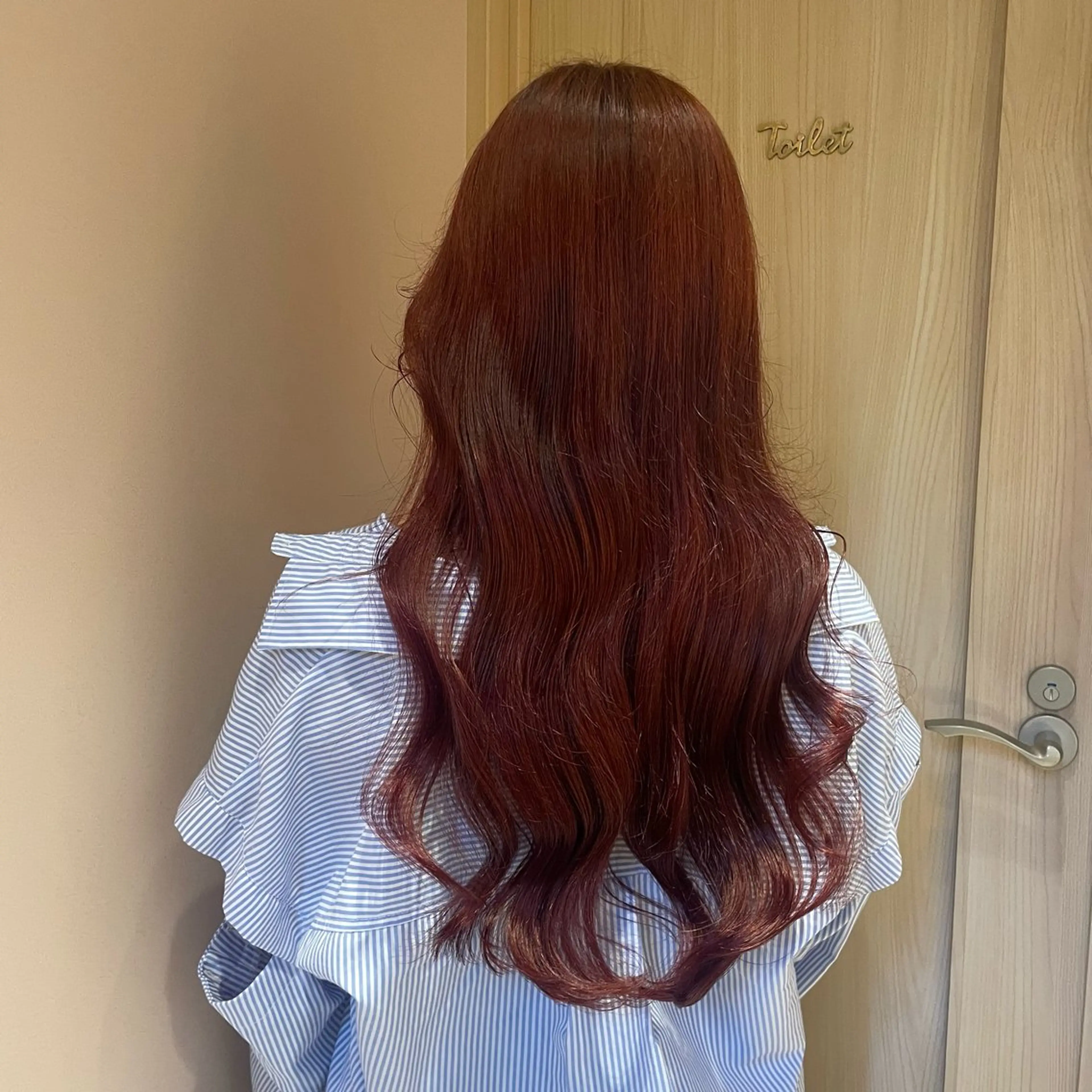 ロング ヘアカラー トリートメント ヘッドスパ マホ/日吉/髪質改善 /レイヤー/ガーリーのヘアスタイル