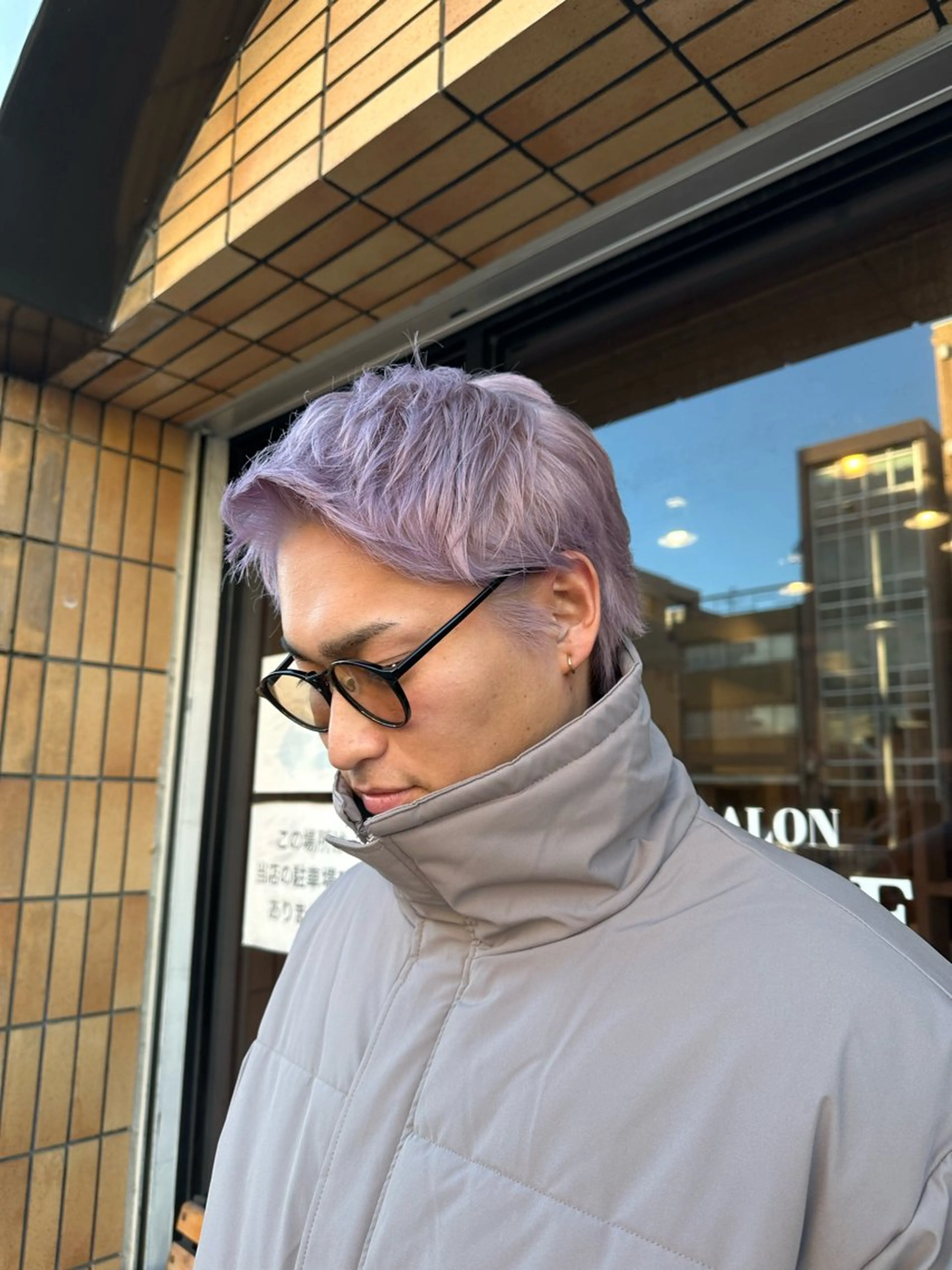 カラー メンズ メンズハイトーン ハイトーンカラー カット ヘアカラー ハヤシカズキ/カラー ✂/メンズパーマのヘアスタイル