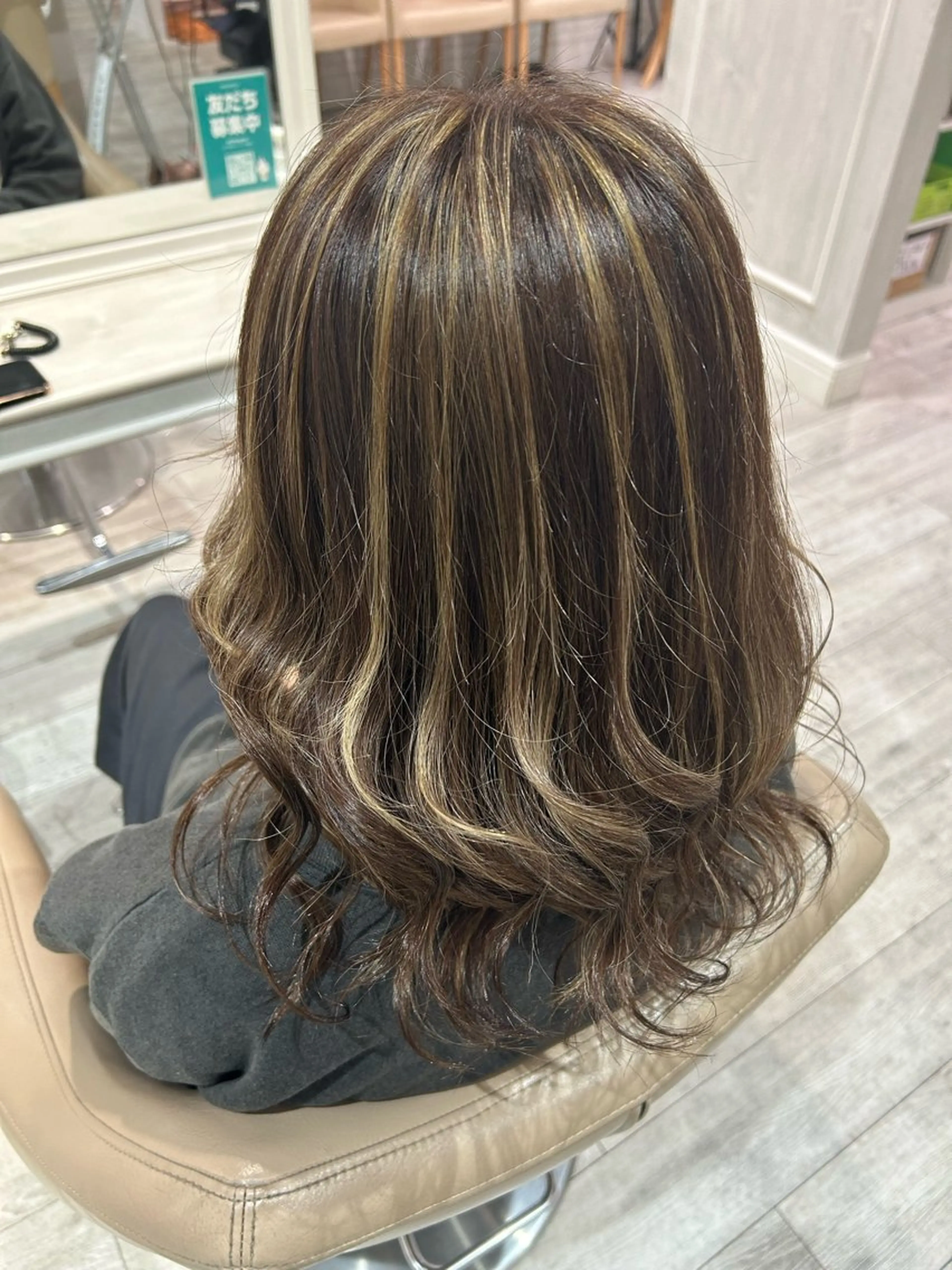 ロング ハイライト Akane🤎 ash本八幡のヘアスタイル