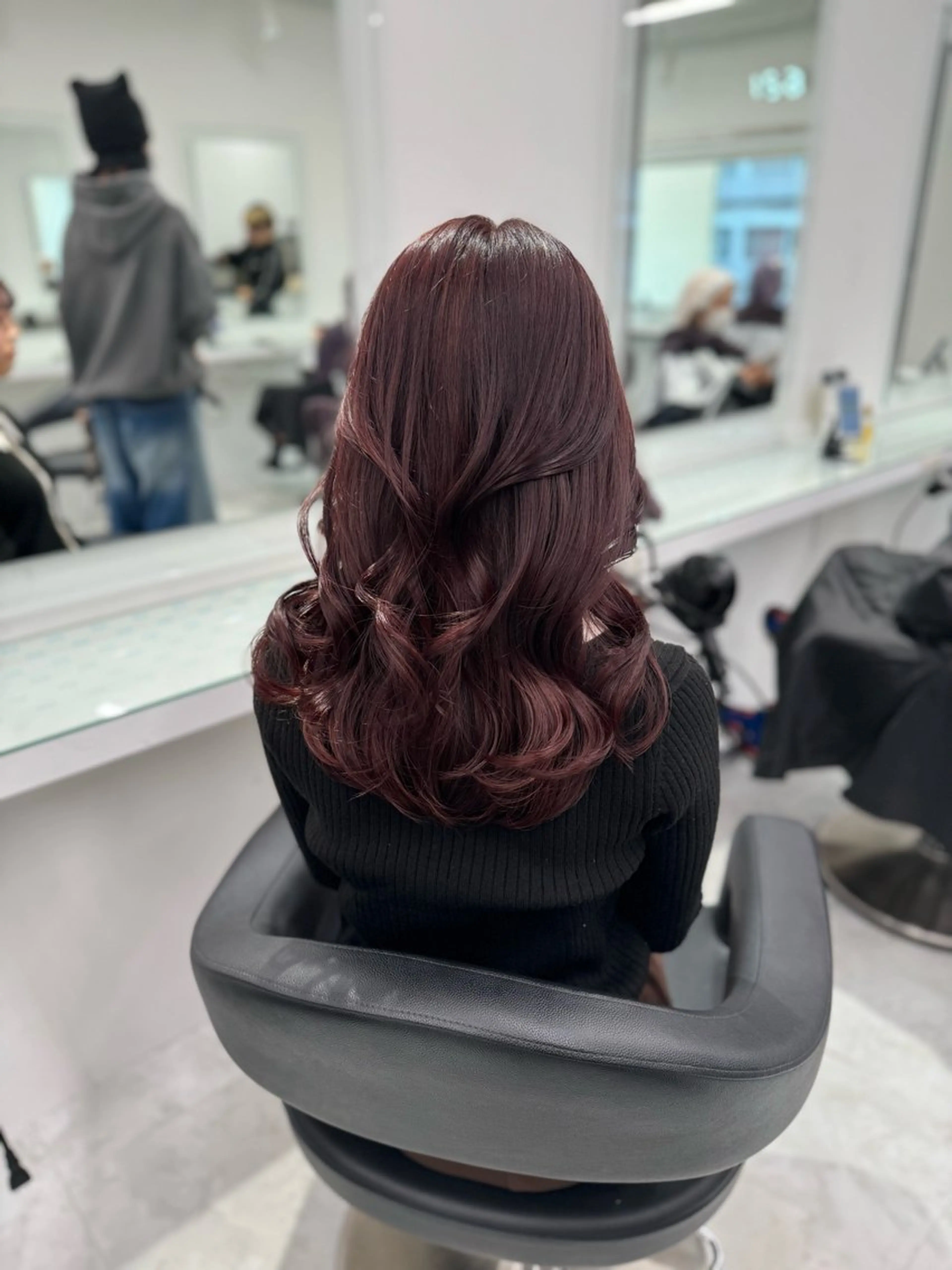 カラー レッドカラー 🖤メンズハイトーン /カットRisa🖤のヘアスタイル