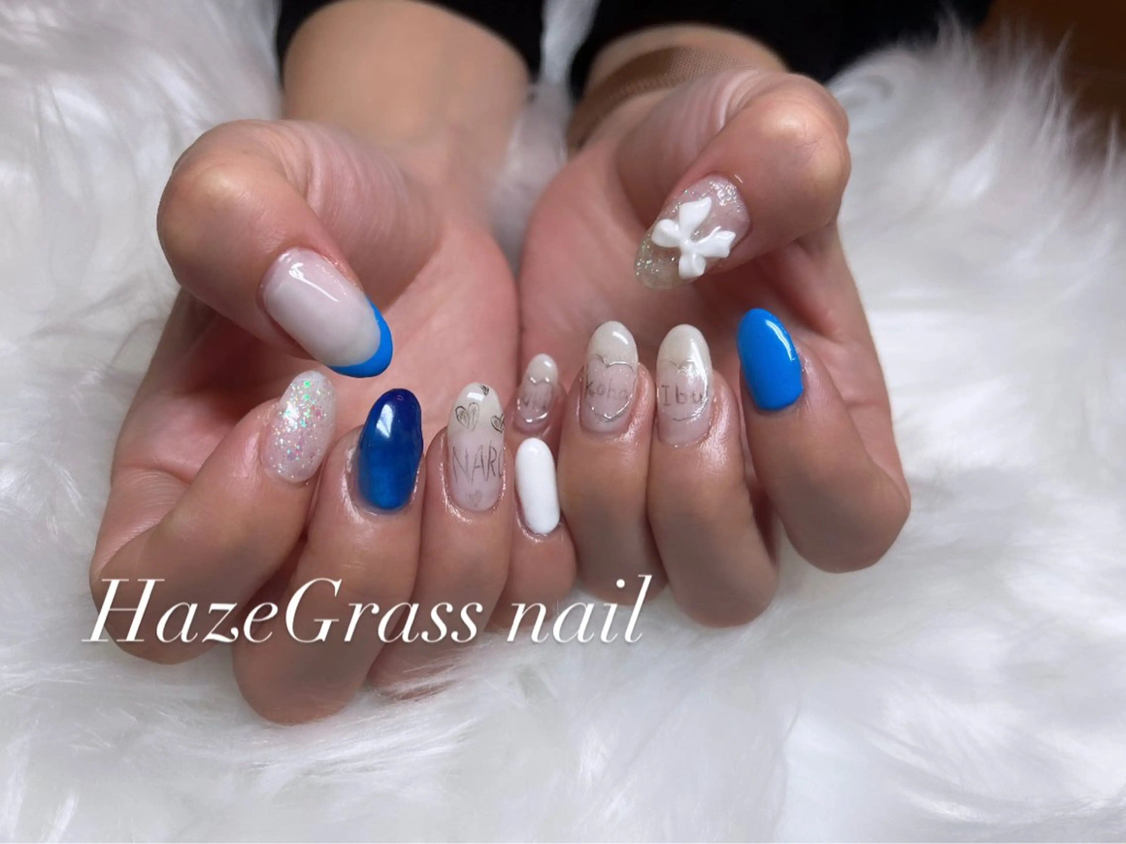 セミロング HazeGrass NAILのネイルデザイン