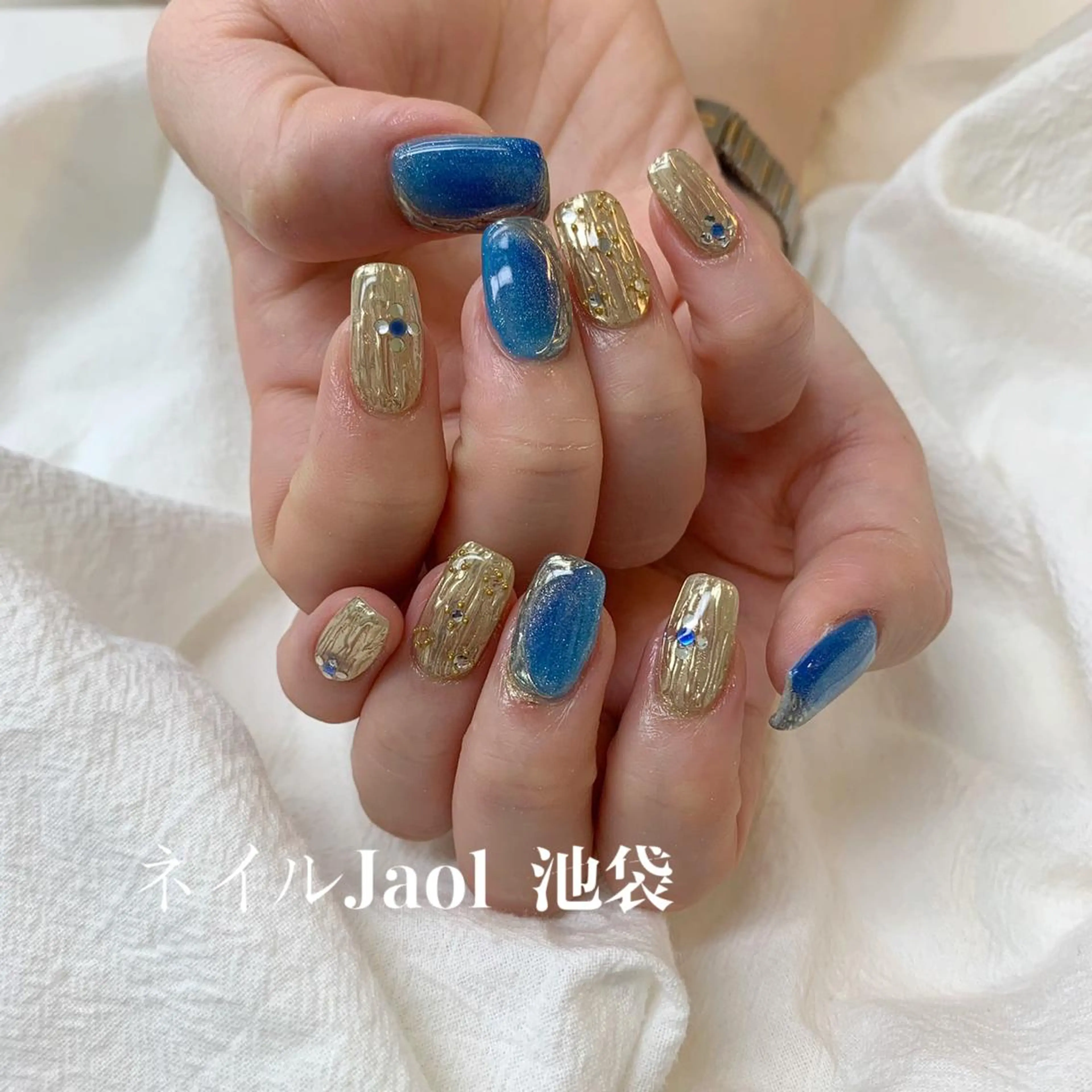 ミディアム ハンドネイル ネイルJaol 池袋のネイルデザイン