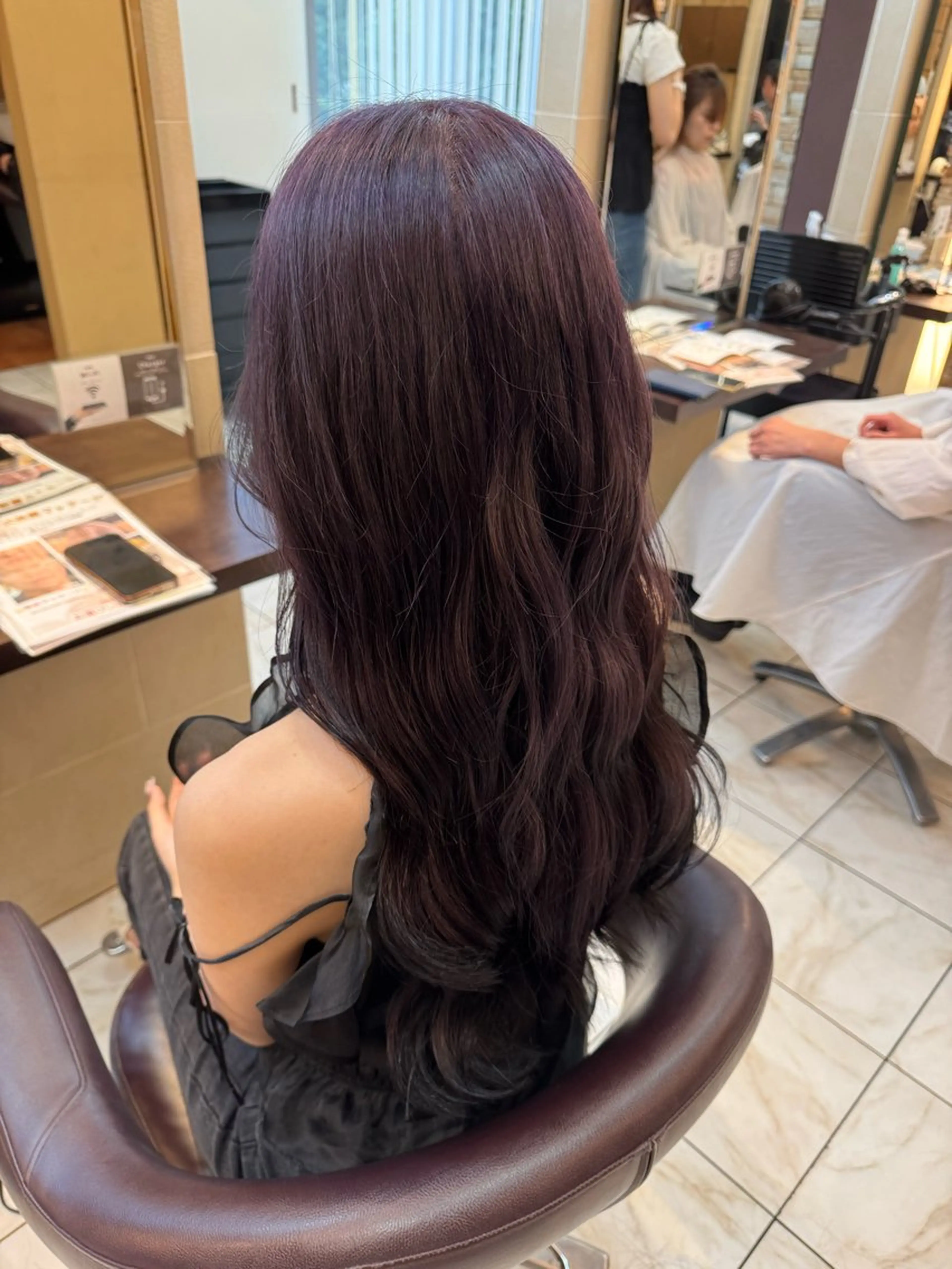 ロング カラー カット ヘアカラー ⭐️透明感カラー/ パーマ⭐️宮野翔のヘアスタイル