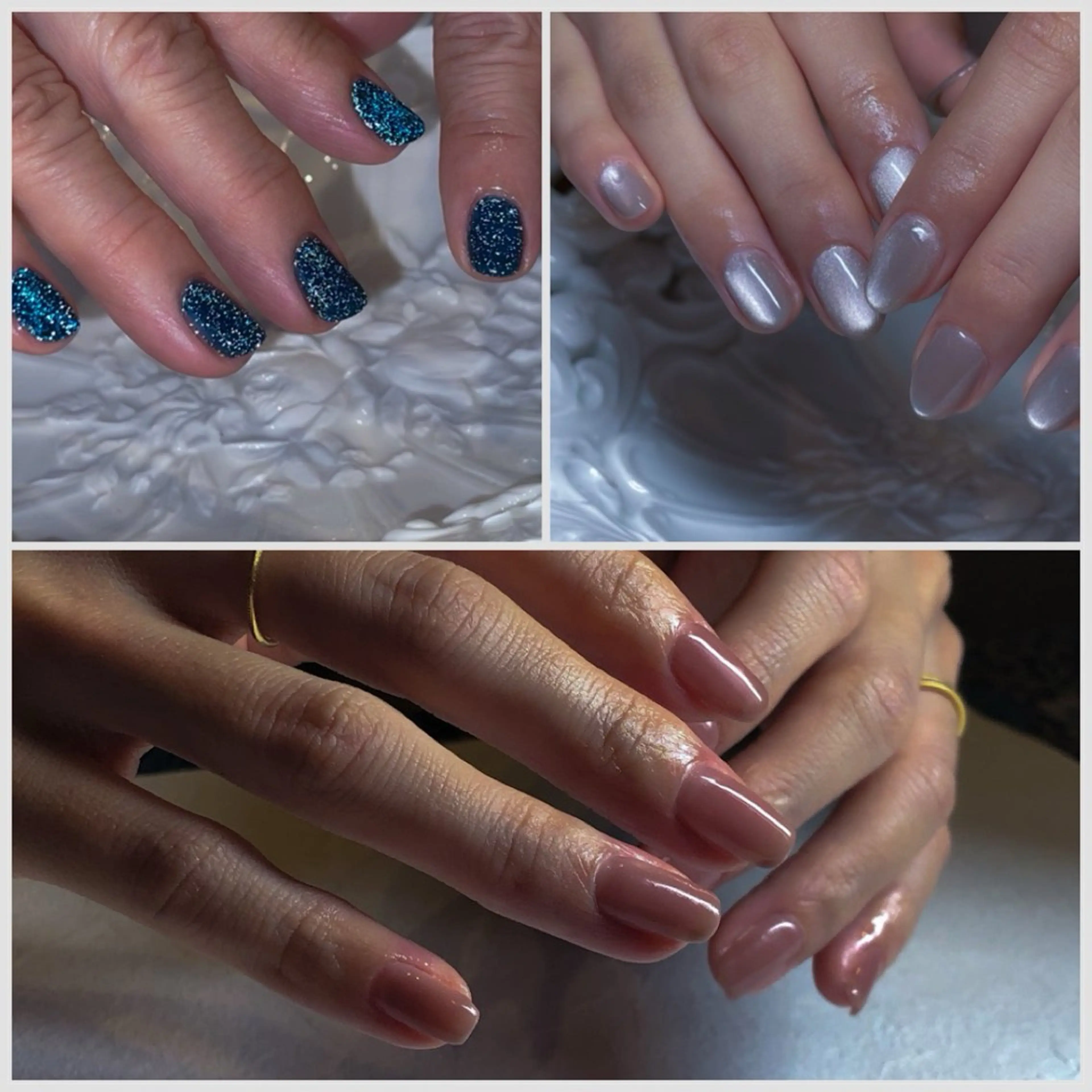 ネイル フラッシュネイル マグネットネイル ワンカラーネイル nail _anpのネイルデザイン