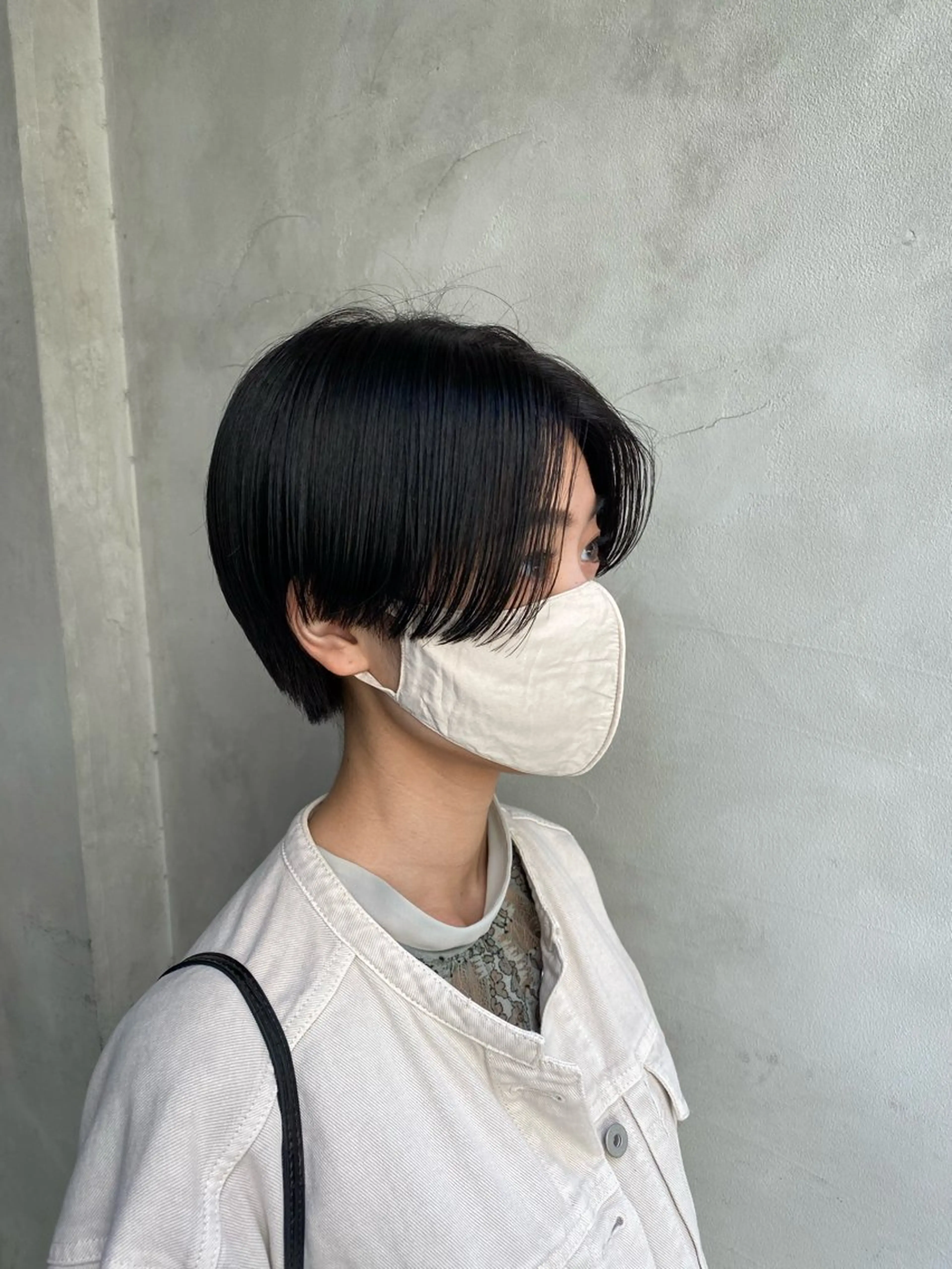 ショート デザインカット カット 縮毛矯正 髪質改善サロン 梅田/ヨナミネのヘアスタイル