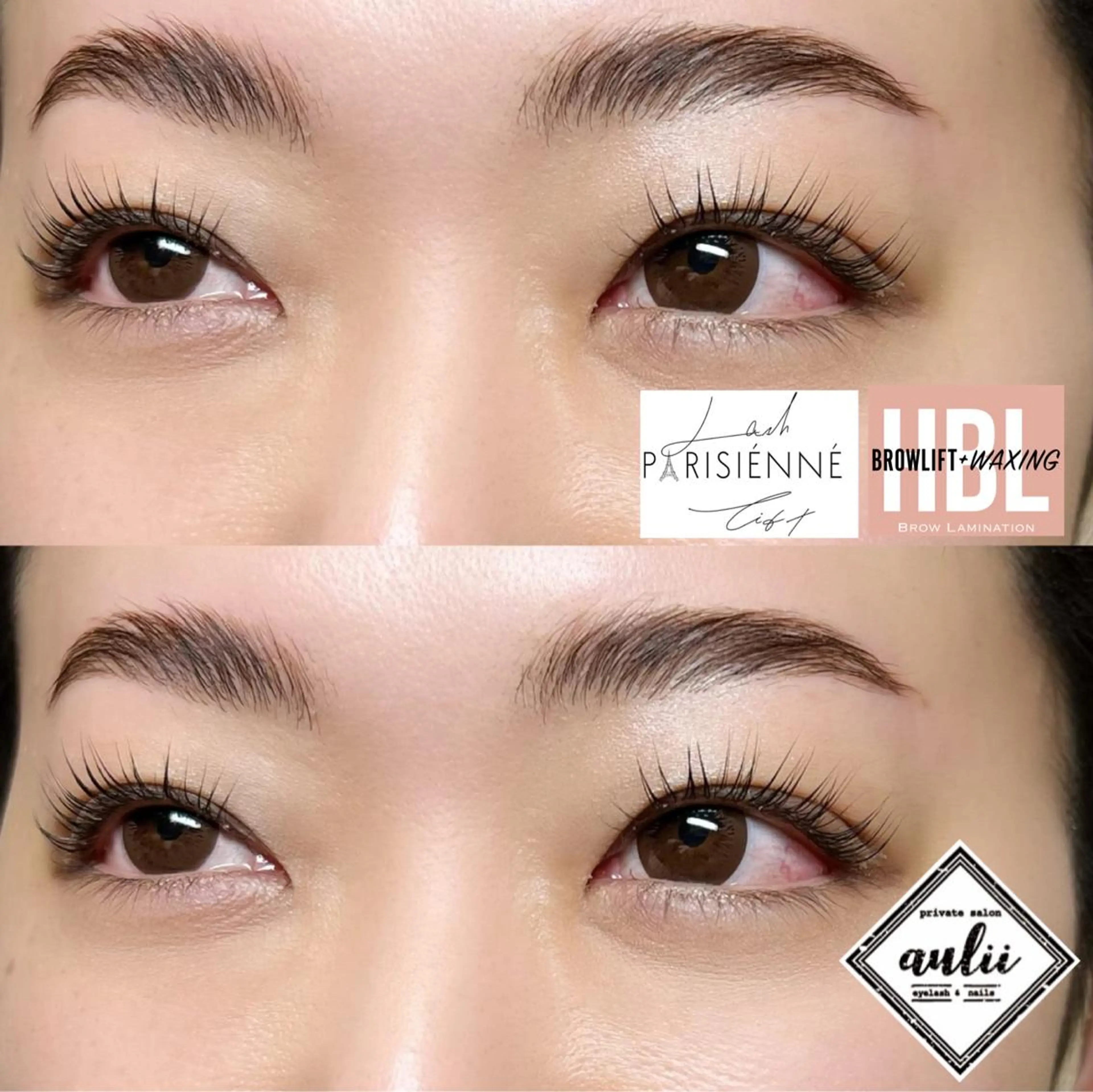 同時施術✨ 2回目まで使える★パリジェンヌ＋ハリウッドブロウリフト🌿の写真