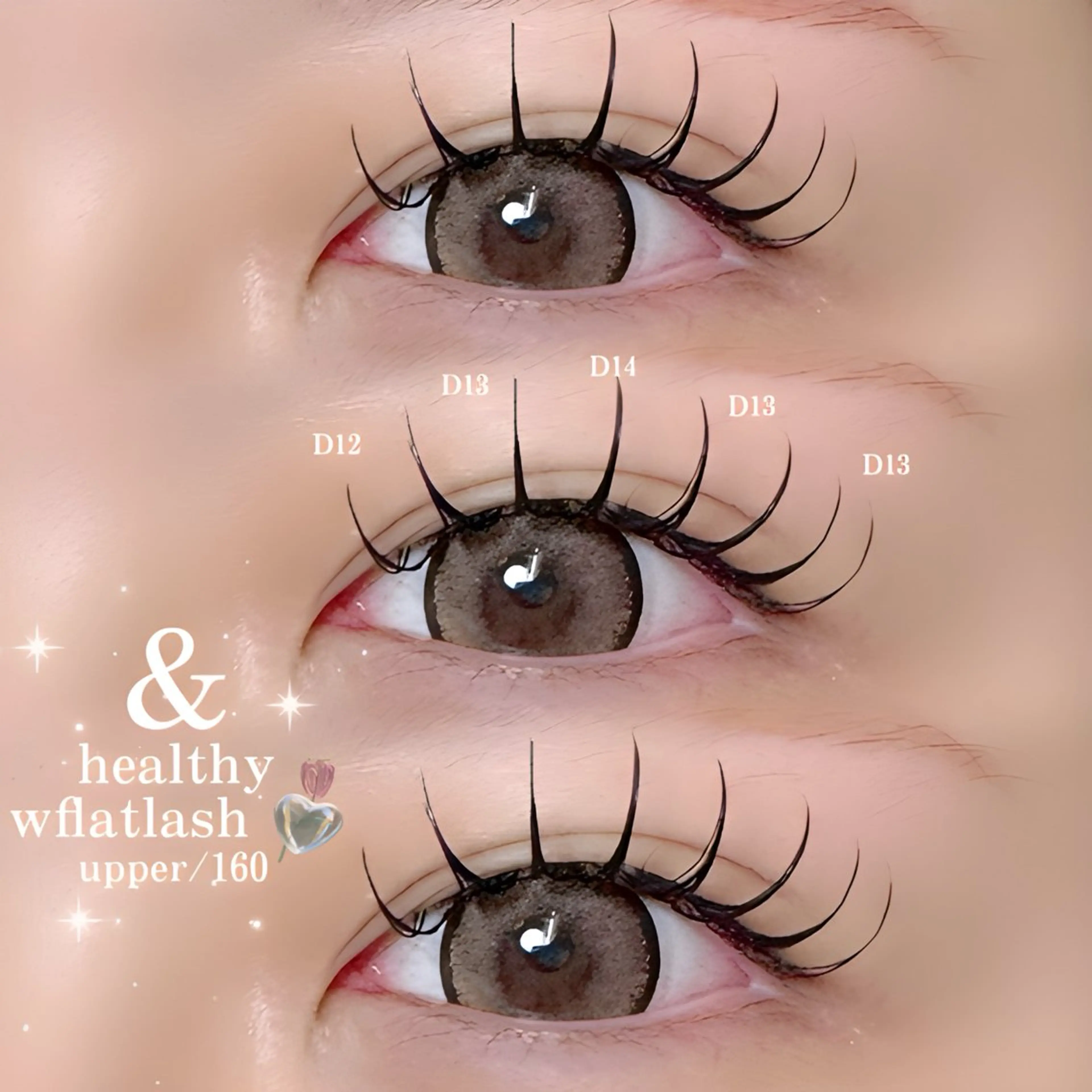 🦋&healthy(flatlash160本以上)🦋/オフ込み/他店オフ500円/コーティング込みの写真