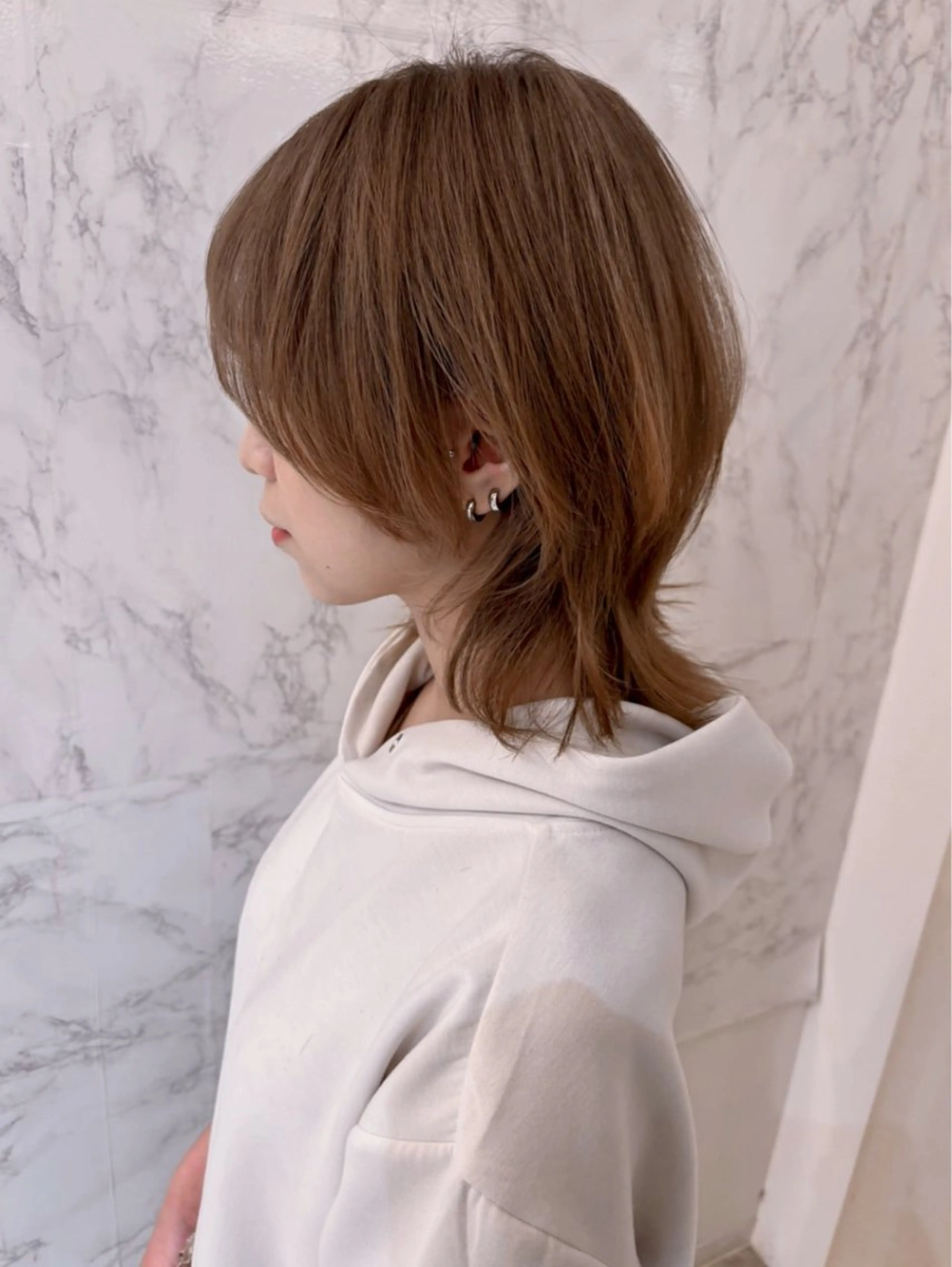 ミディアム 小顔カット/レイヤー 【WiLL】加藤のヘアスタイル