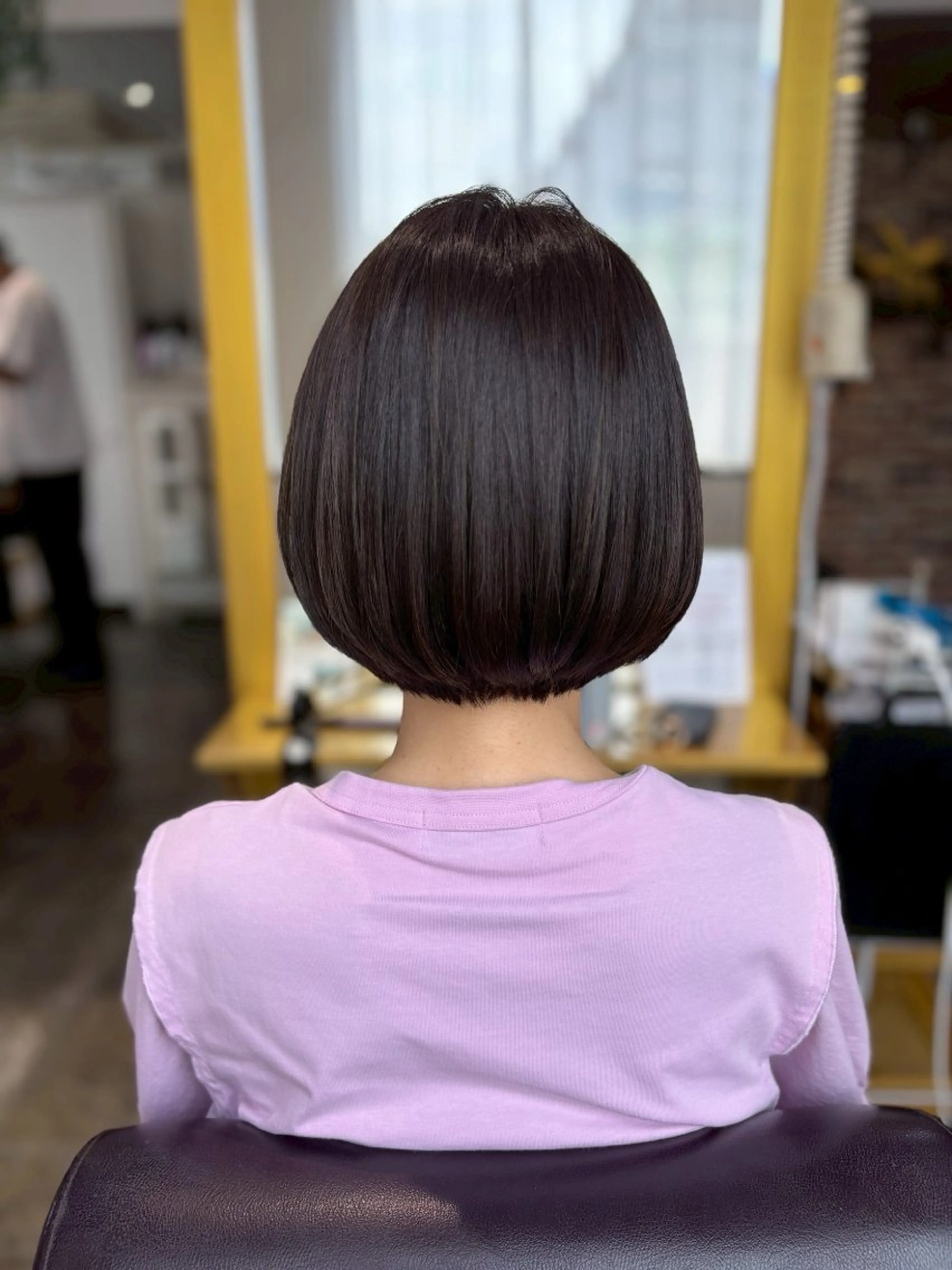 ショート 縮毛矯正／レイヤー／ 🌼mizukiのヘアスタイル