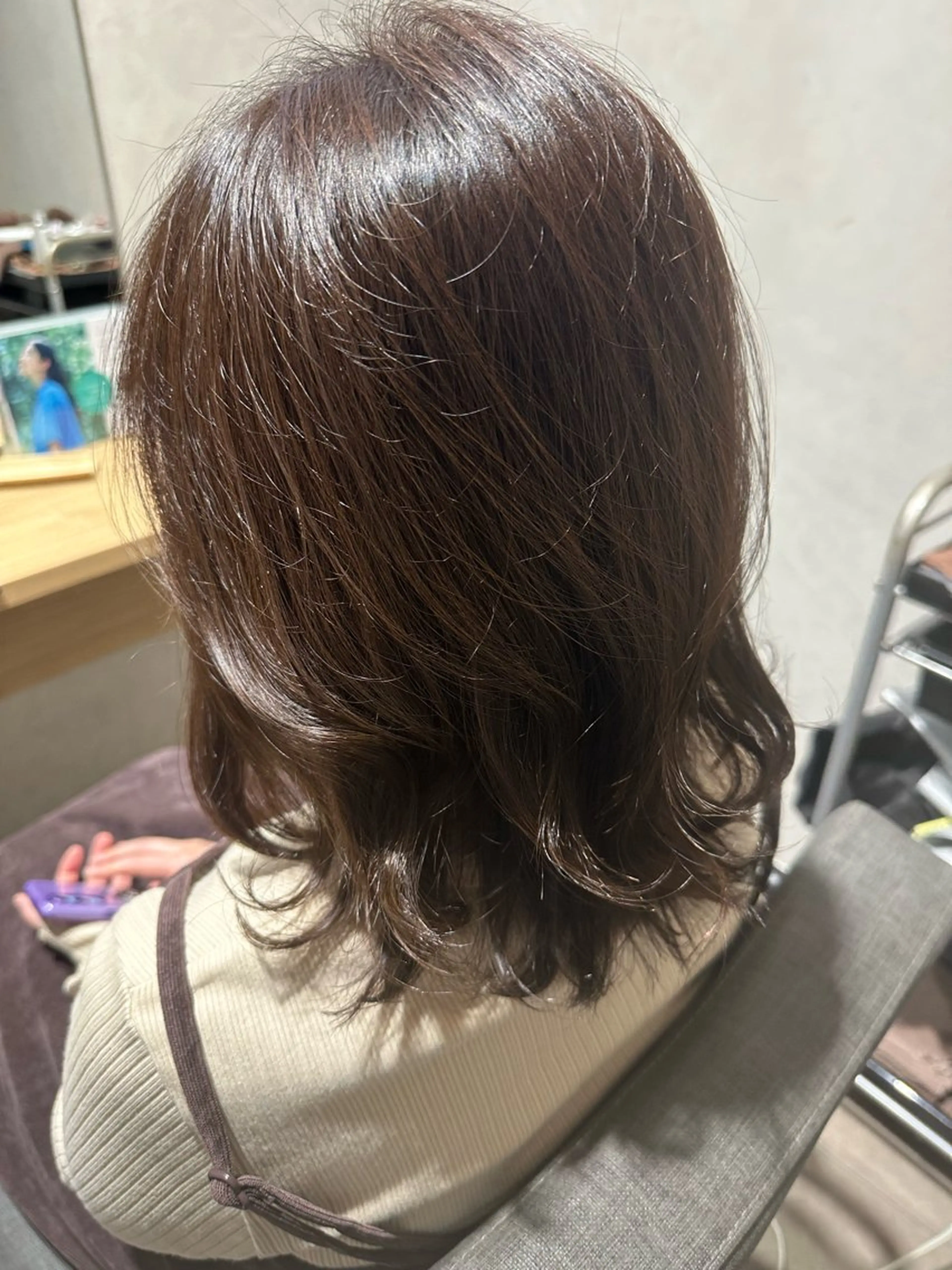 カット＋コスメ低温デジタルパーマ＋カラー＋5STEPトリートメント　¥15900の写真