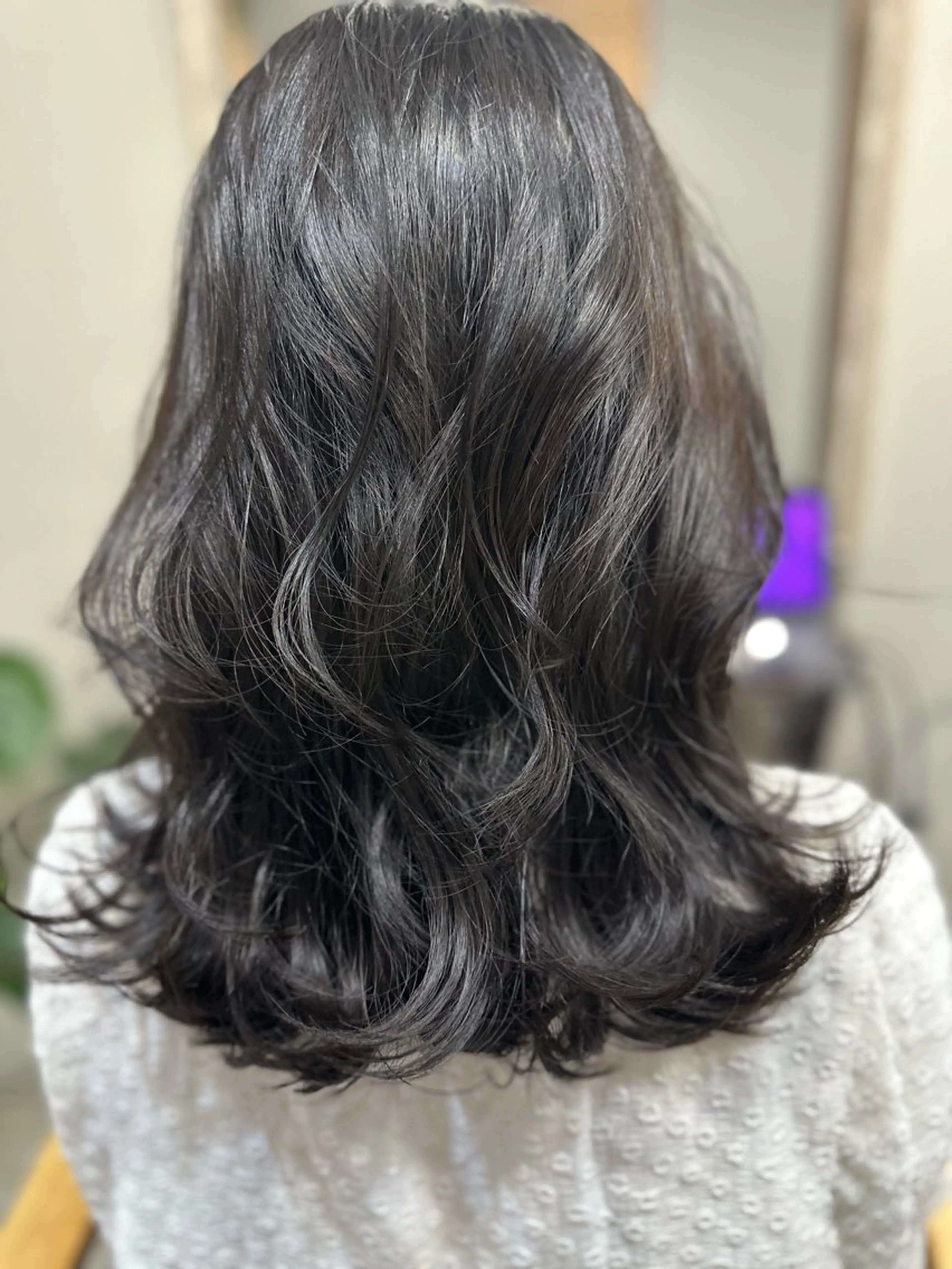 セミロング カラー ヘアカラー 福西晃希 【艶髪・髪質改善】のヘアスタイル