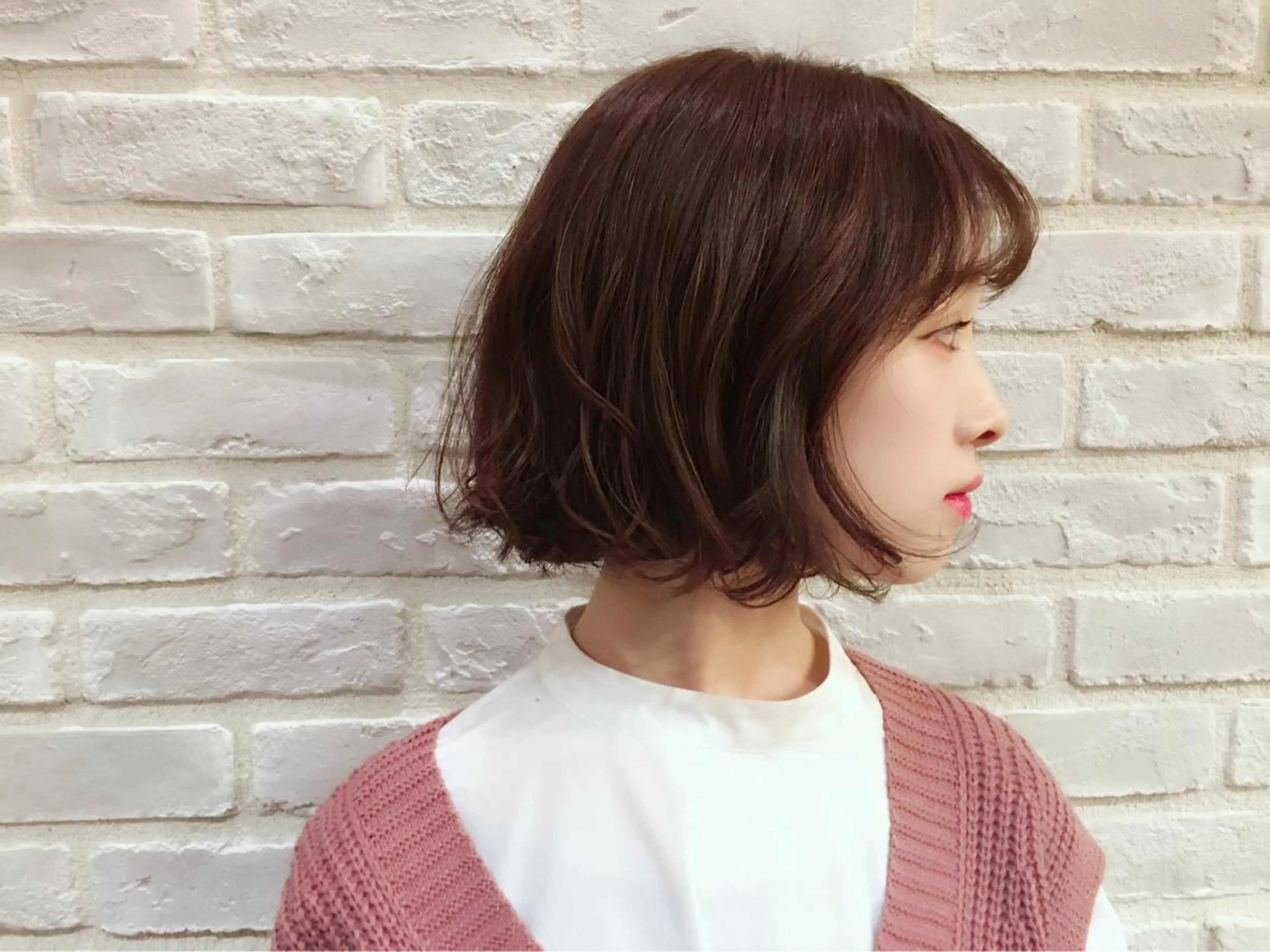 ミディアム カラー パーマ ヘアアレンジ ミディアムパーマ デジタルパーマ rico_by ヘアとアイブロウの眉毛・アイブロウイメージ