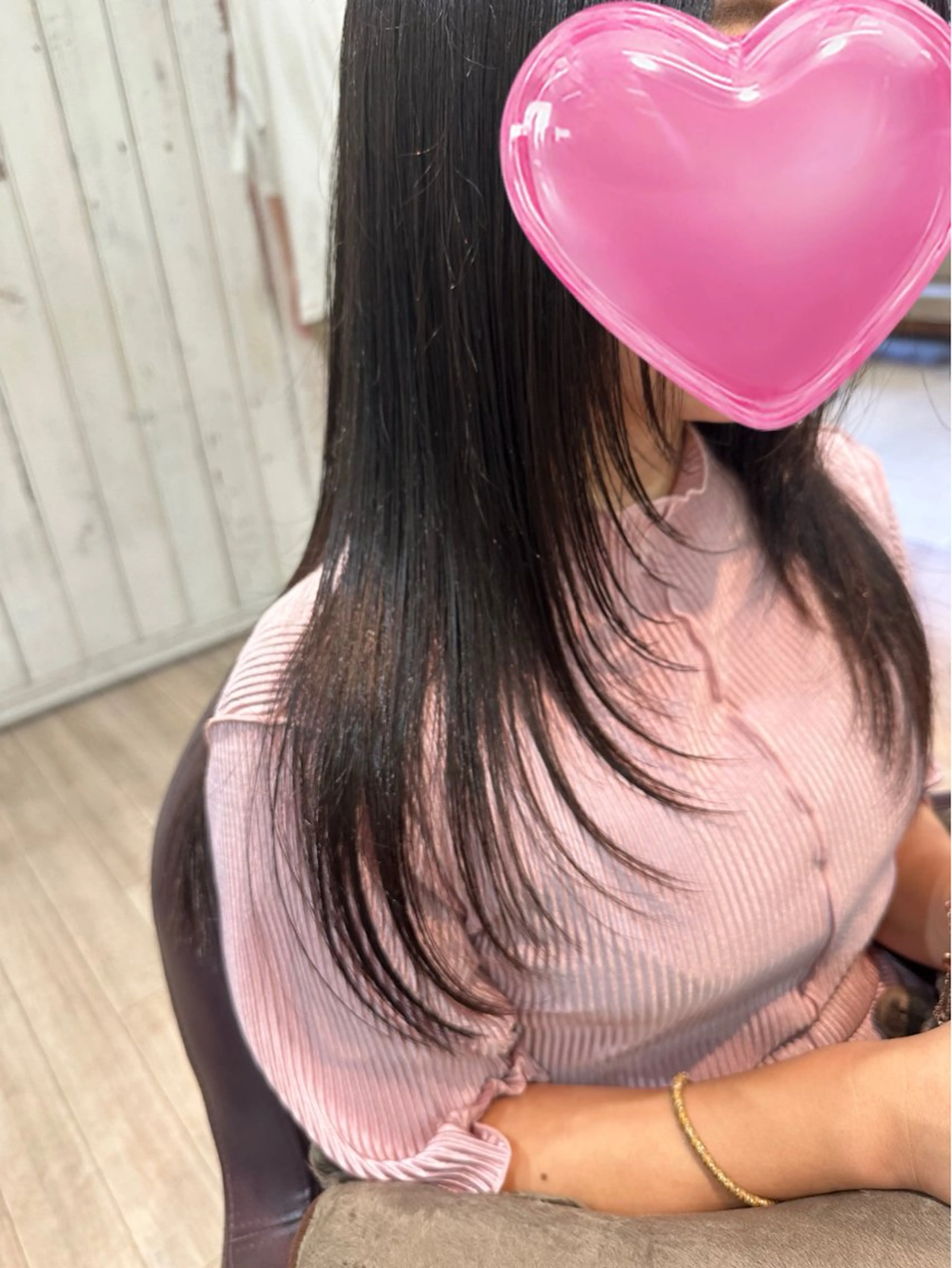 ミディアム 顔まわりレイヤー 顔周りカット レイヤーカット カット ヘアカラー ツヤ髪質改善 💜れいな💜のヘアスタイル