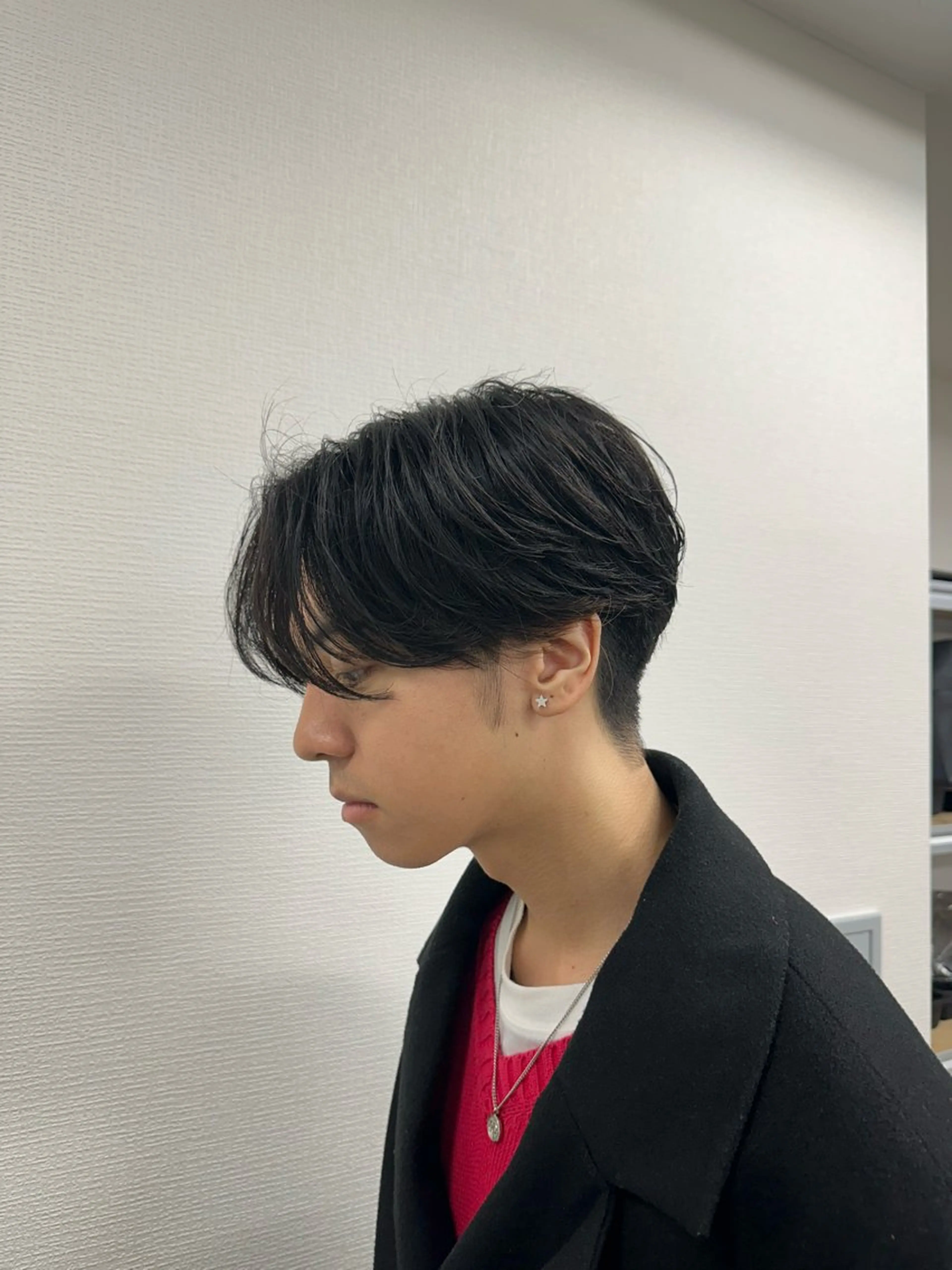 ショート パーマ メンズ センターパート メンズパーマ ニュアンスパーマ 【パーマ率90%】 サエキカズマのヘアスタイル