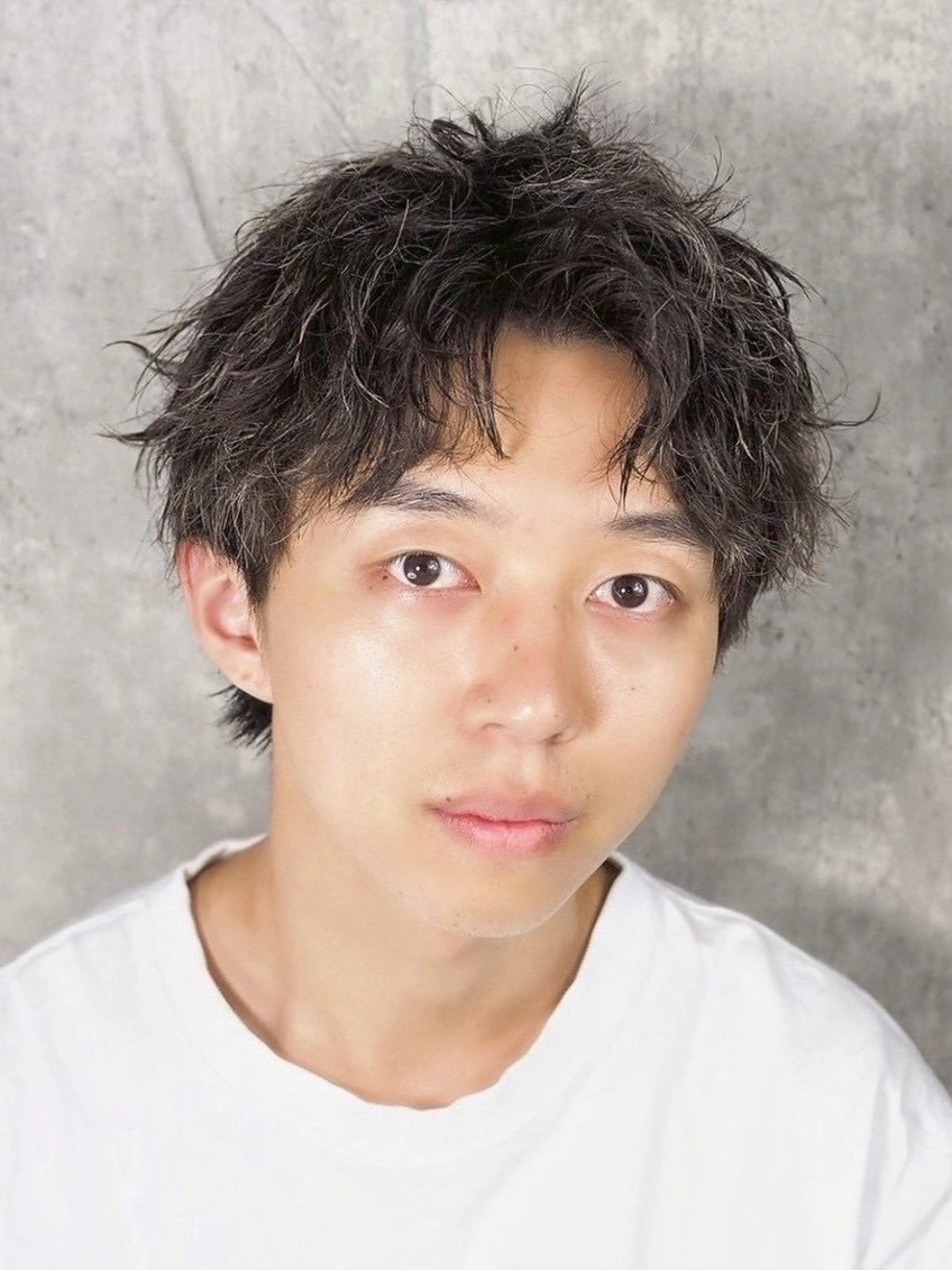 ショート パーマ メンズ 【メンズ特化理容師】 阿部結奈のヘアスタイル