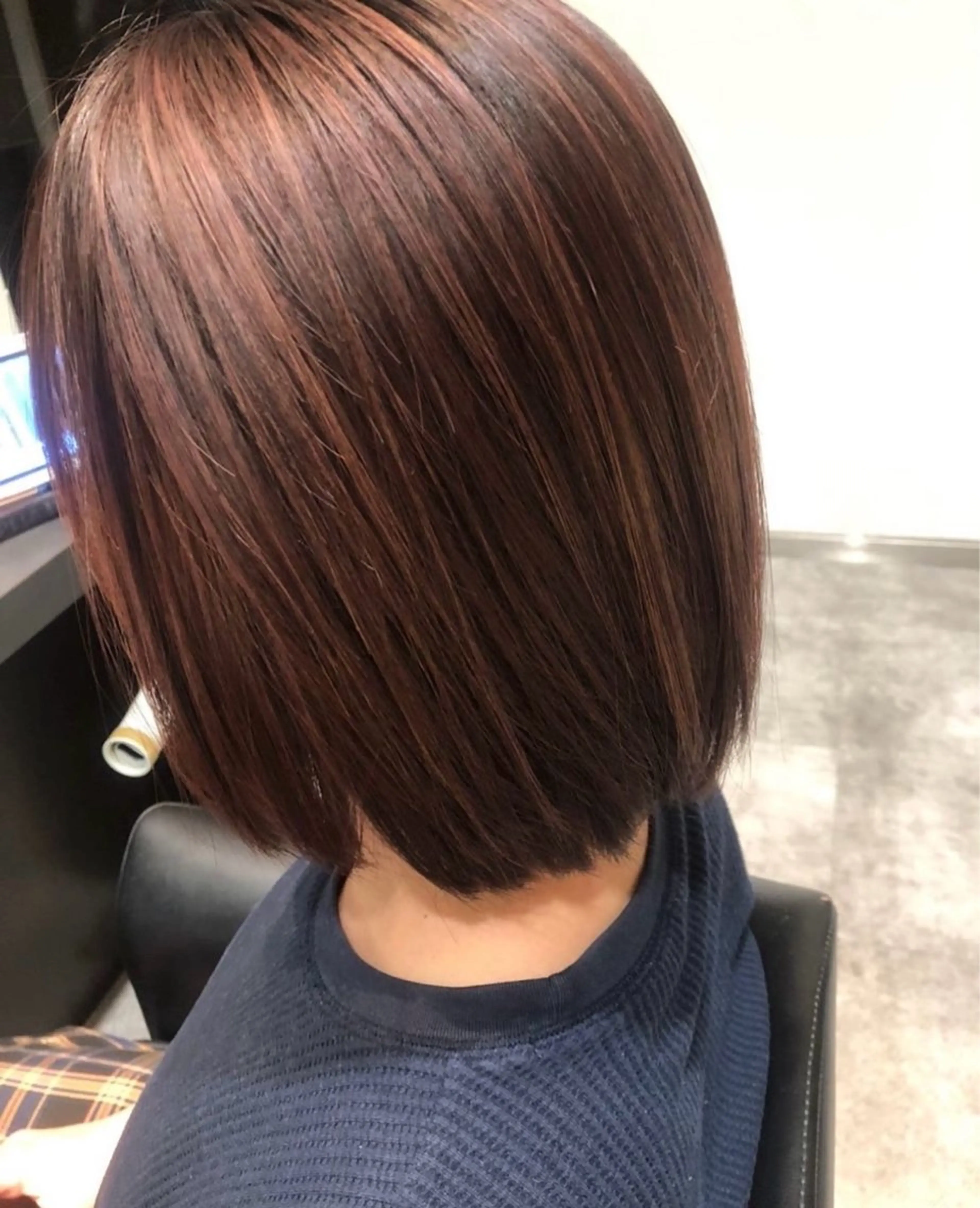 カラー 縮毛矯正 トリートメント 林 美月のヘアスタイル