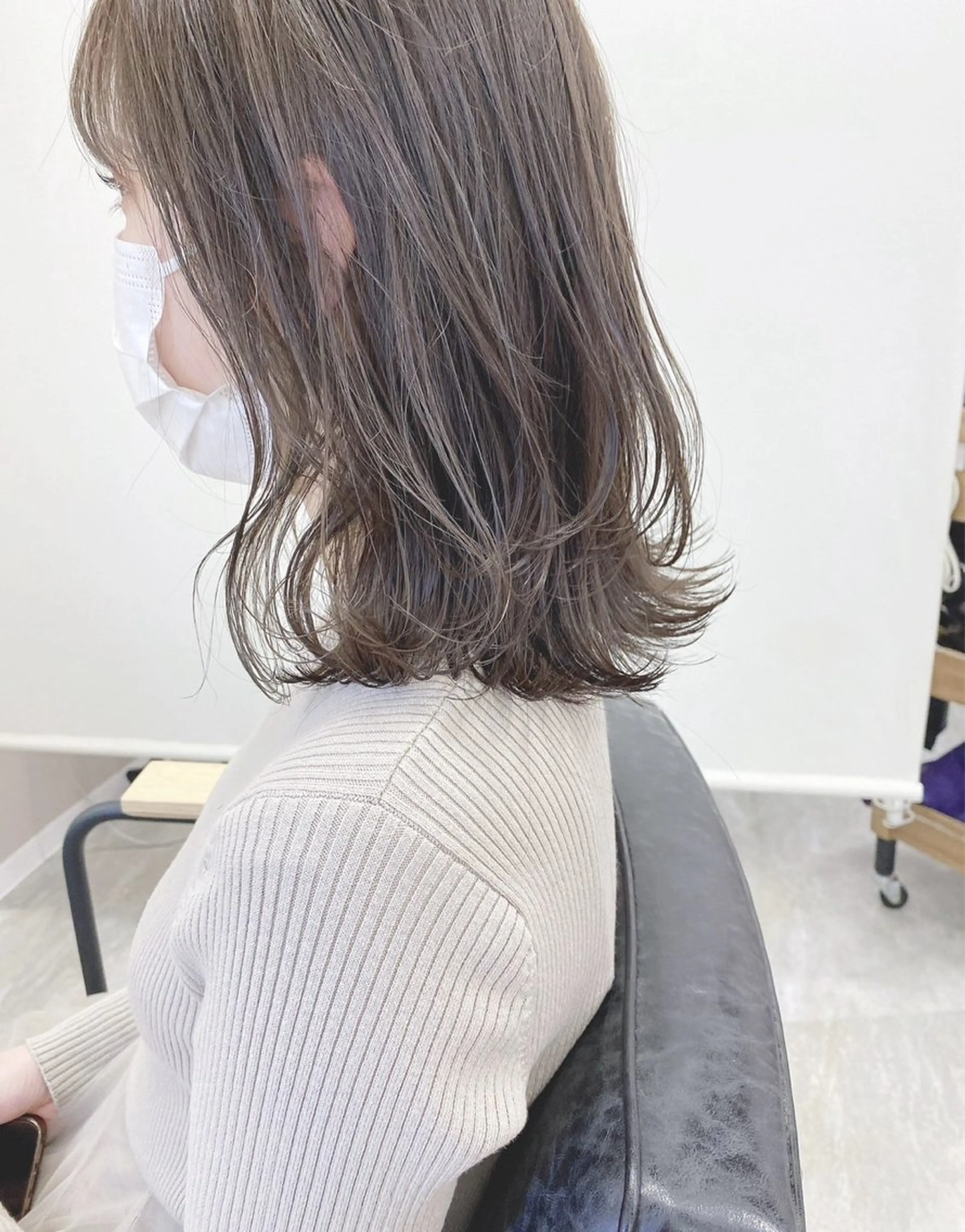 ミディアム カラー ショート、癖毛直し 縮毛矯正が得意のヘアスタイル