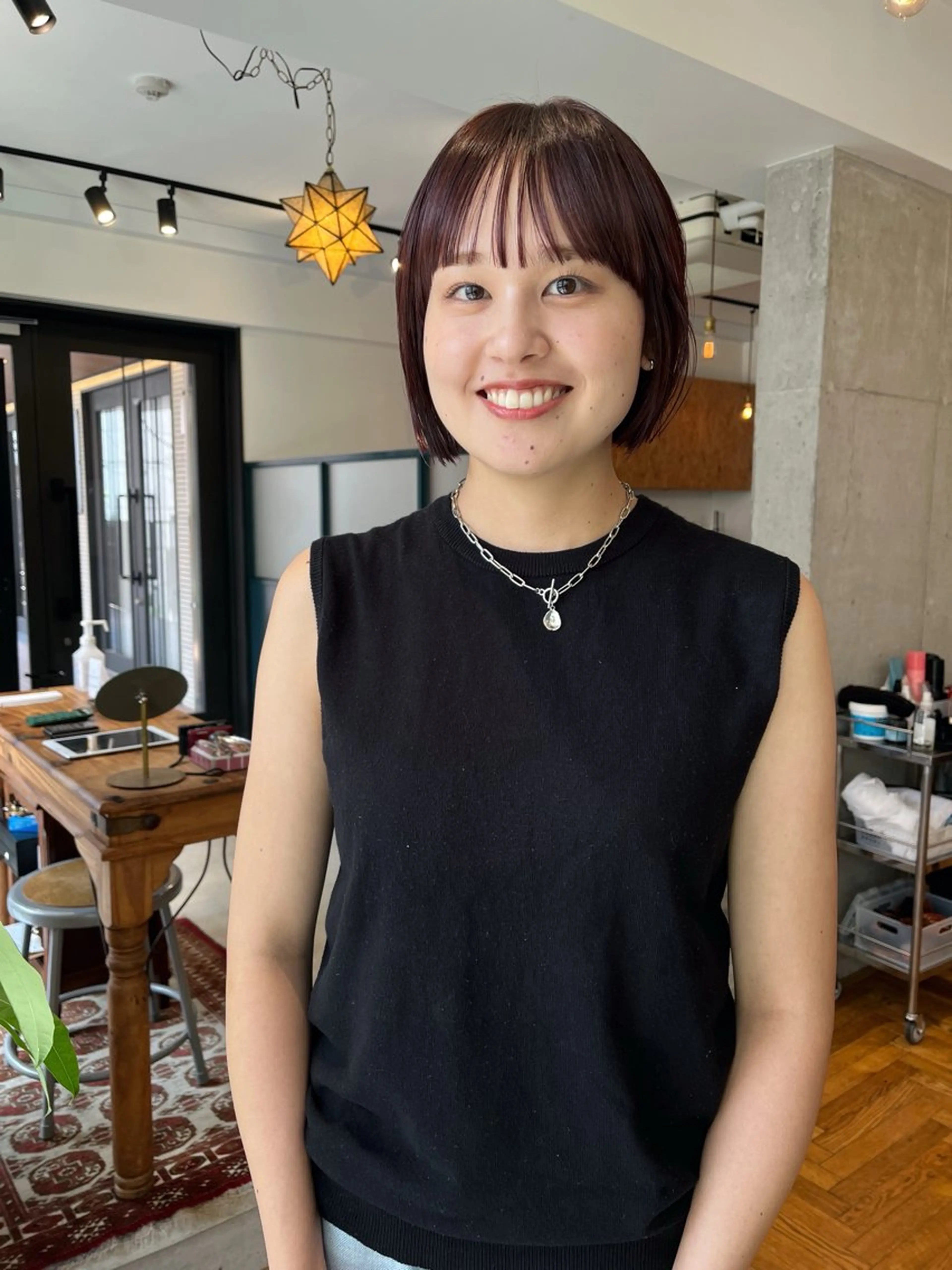 ショート カラー 暖色/パーマ 🌼クニトウメイのヘアスタイル