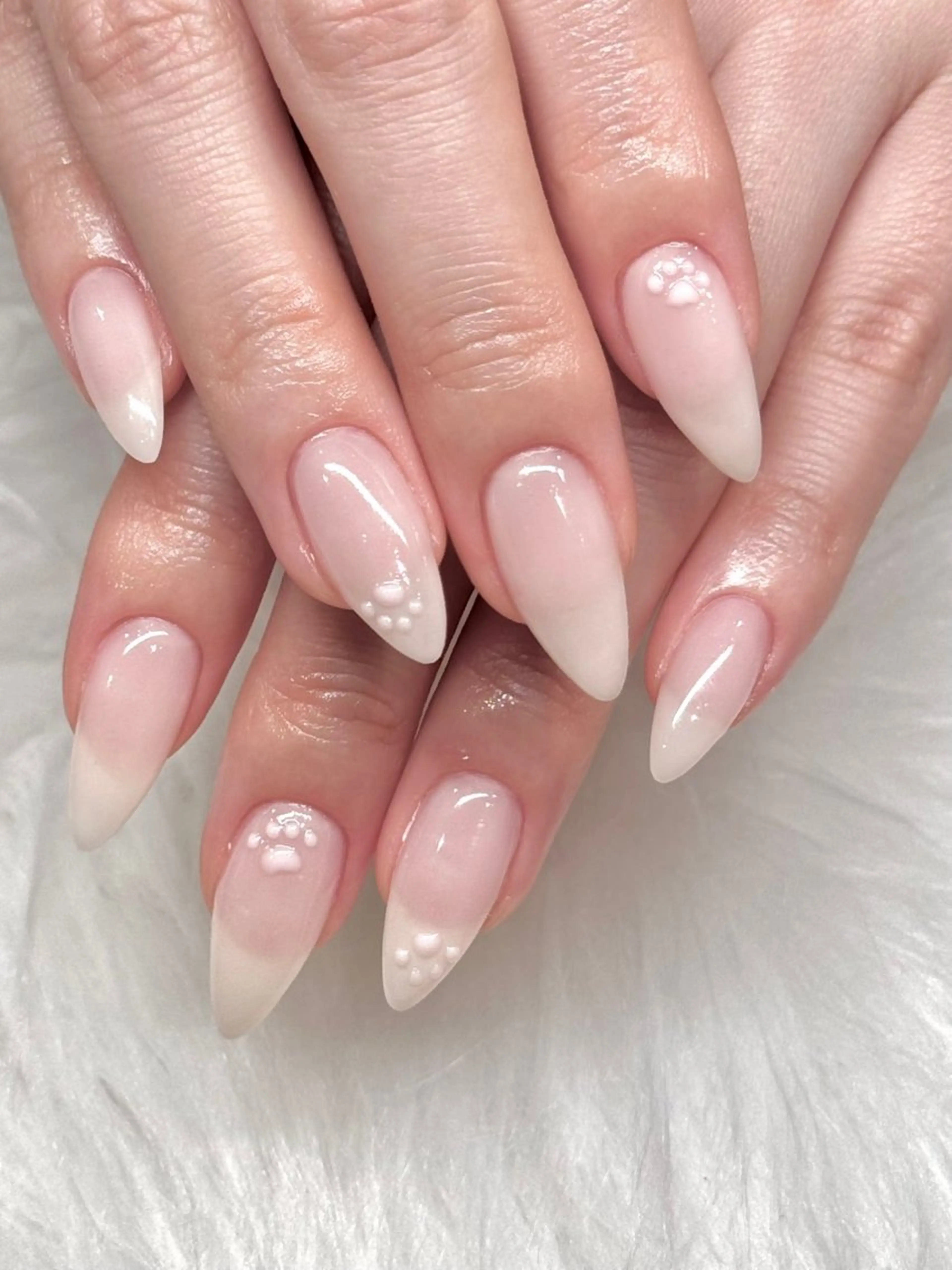 【当日限定】【10本長さだし】❣️猫のプニプニ肉球·定額シンプルデザイン（オフなし）￥7980→¥4980の写真