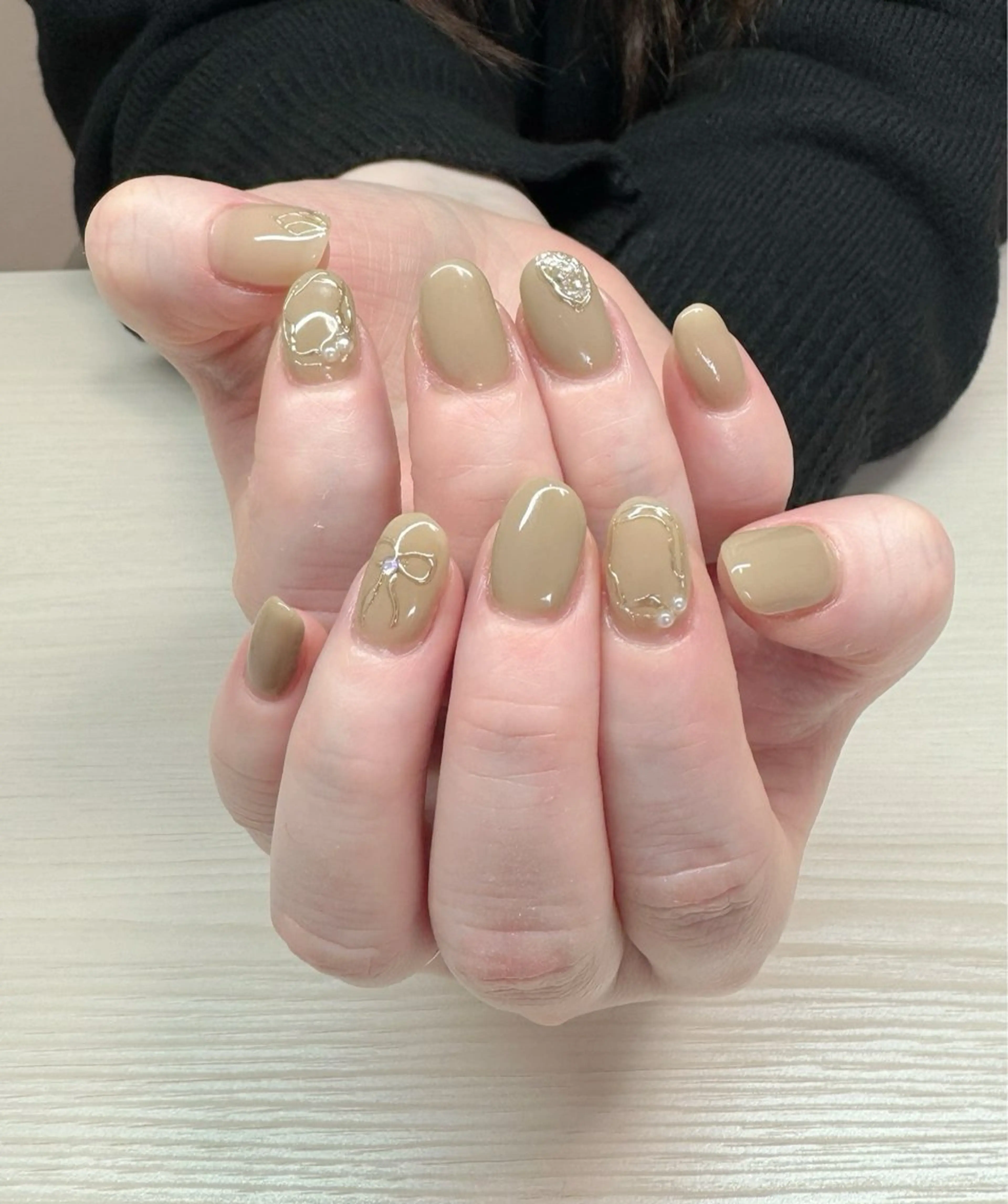 ネイル リボン nail salon kicchiのネイルデザイン