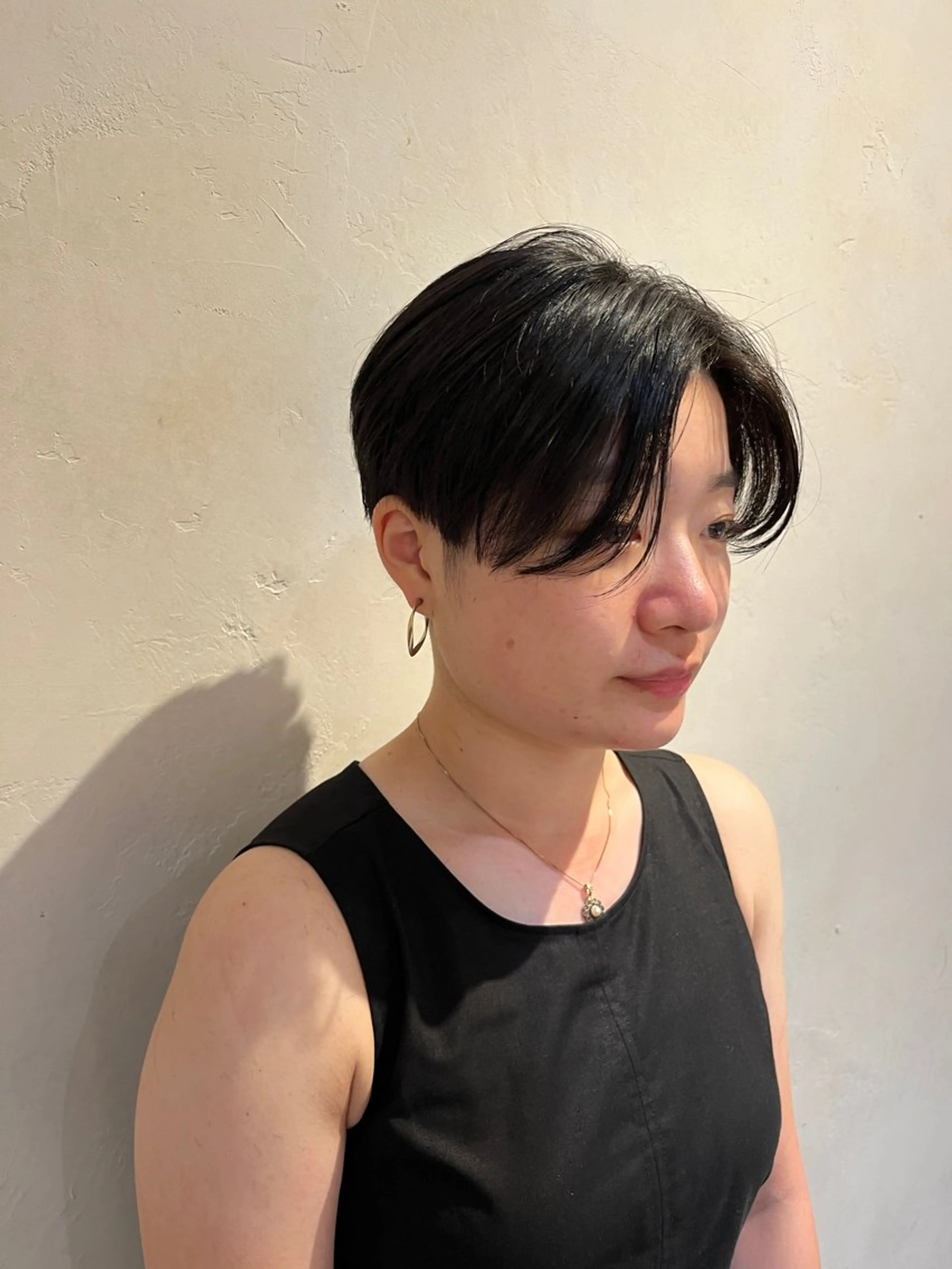 ショート カラー ハンサムショート ショートヘア 橘 ゆきののヘアスタイル