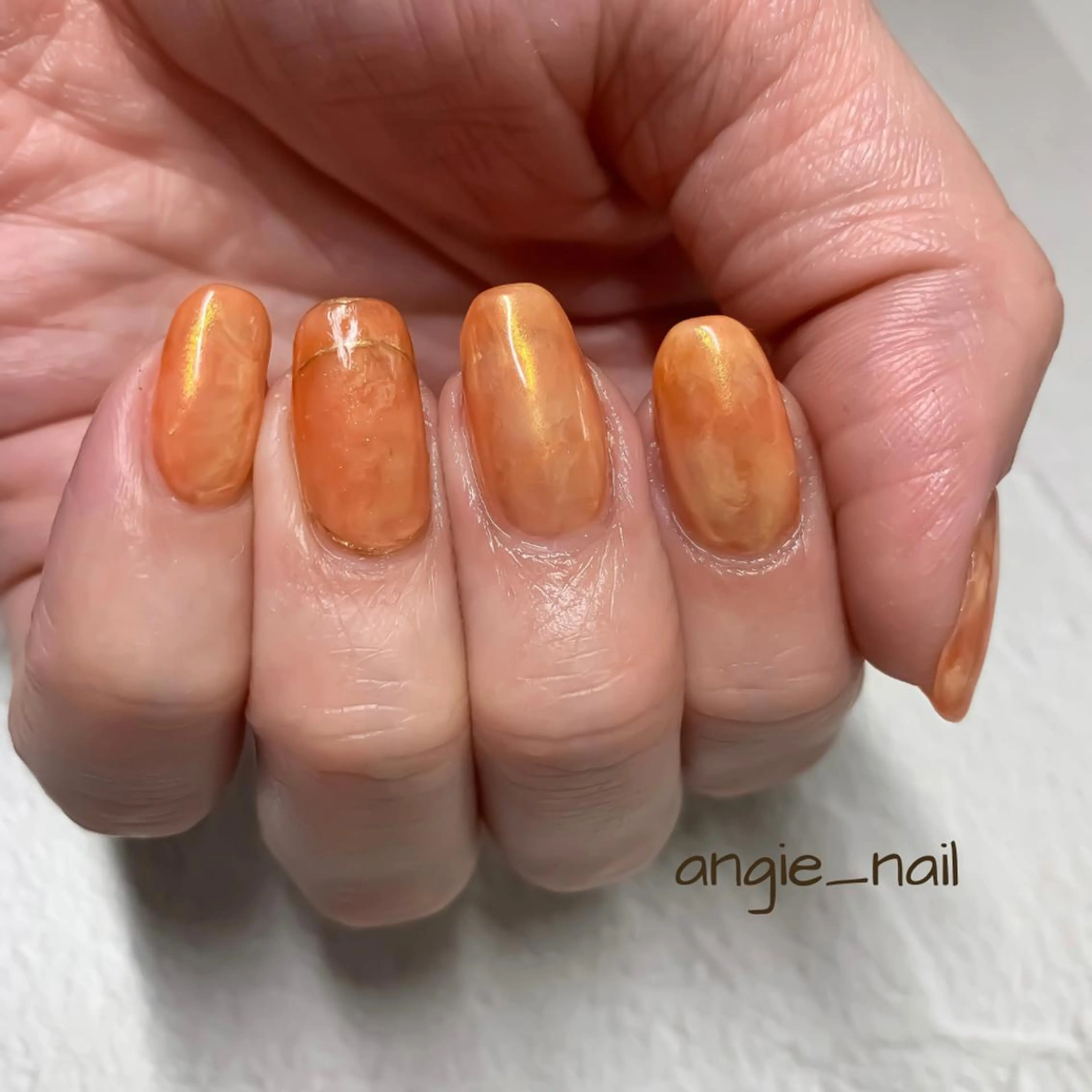 ネイル ミラーネイル angie nailのネイルデザイン
