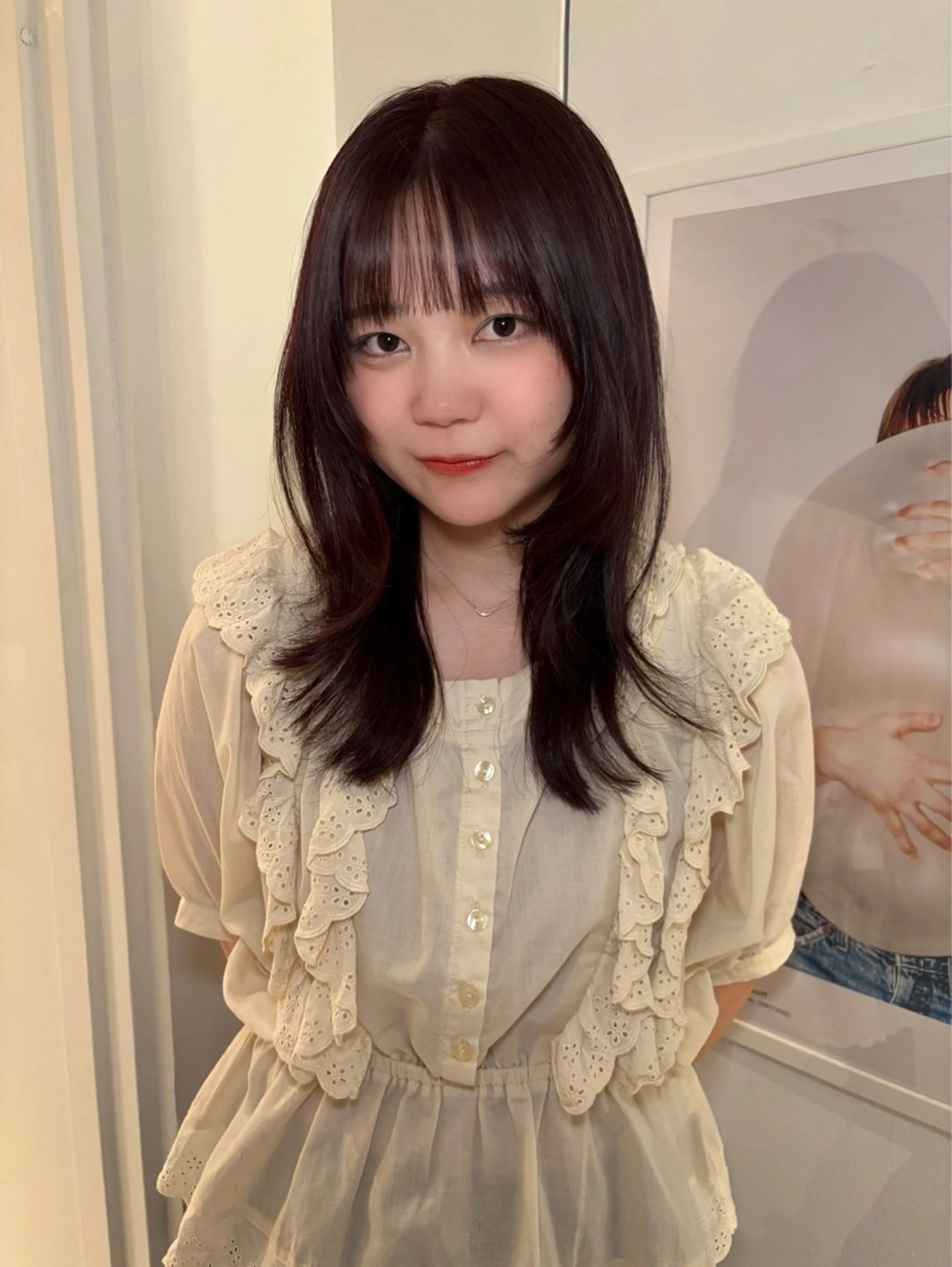 セミロング riria/ボブ /透明感カラー🎀のヘアスタイル