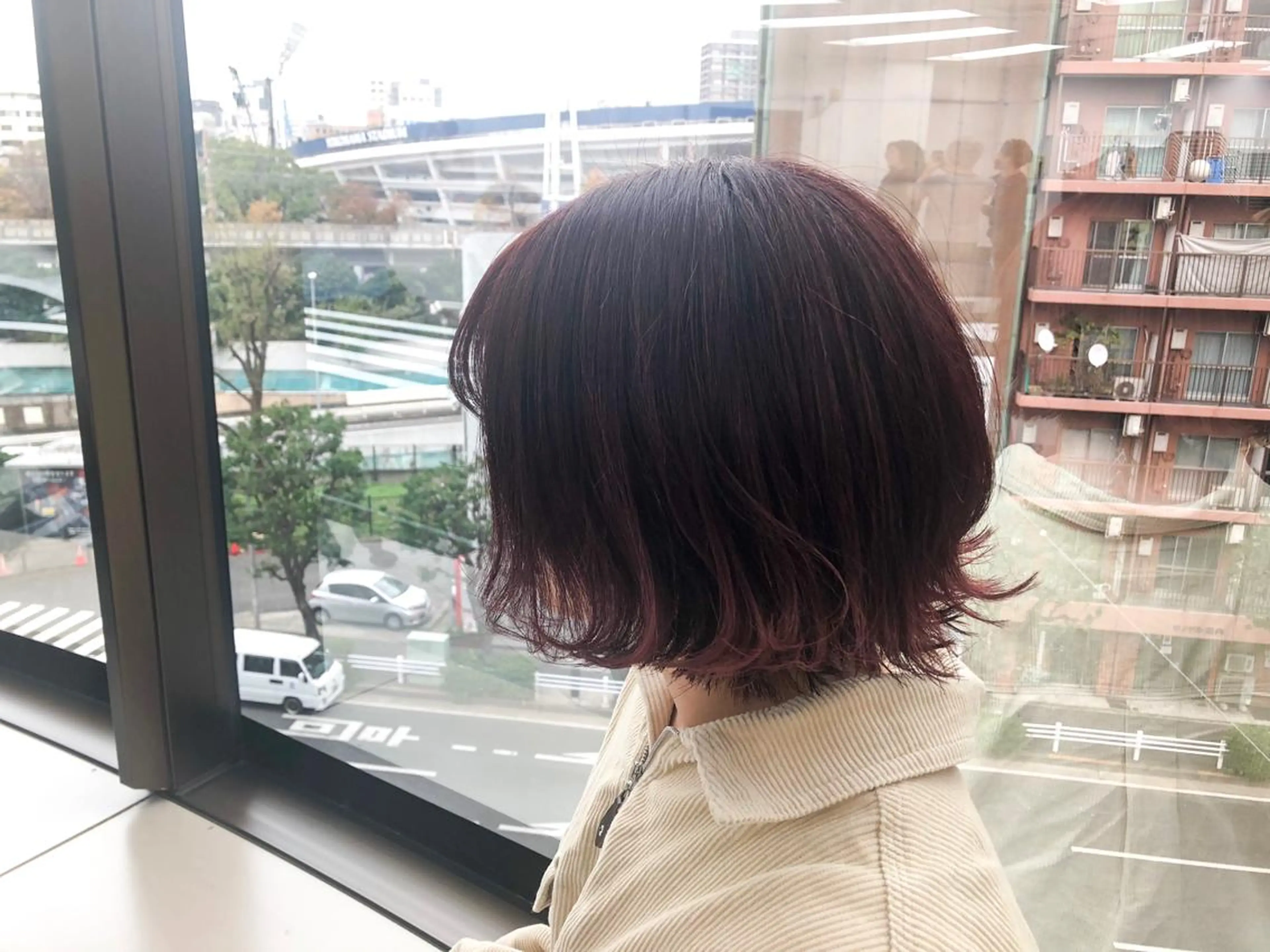 ショート カラー ピンクカラー ツヤ髪カラー💎 佐藤あきのヘアスタイル