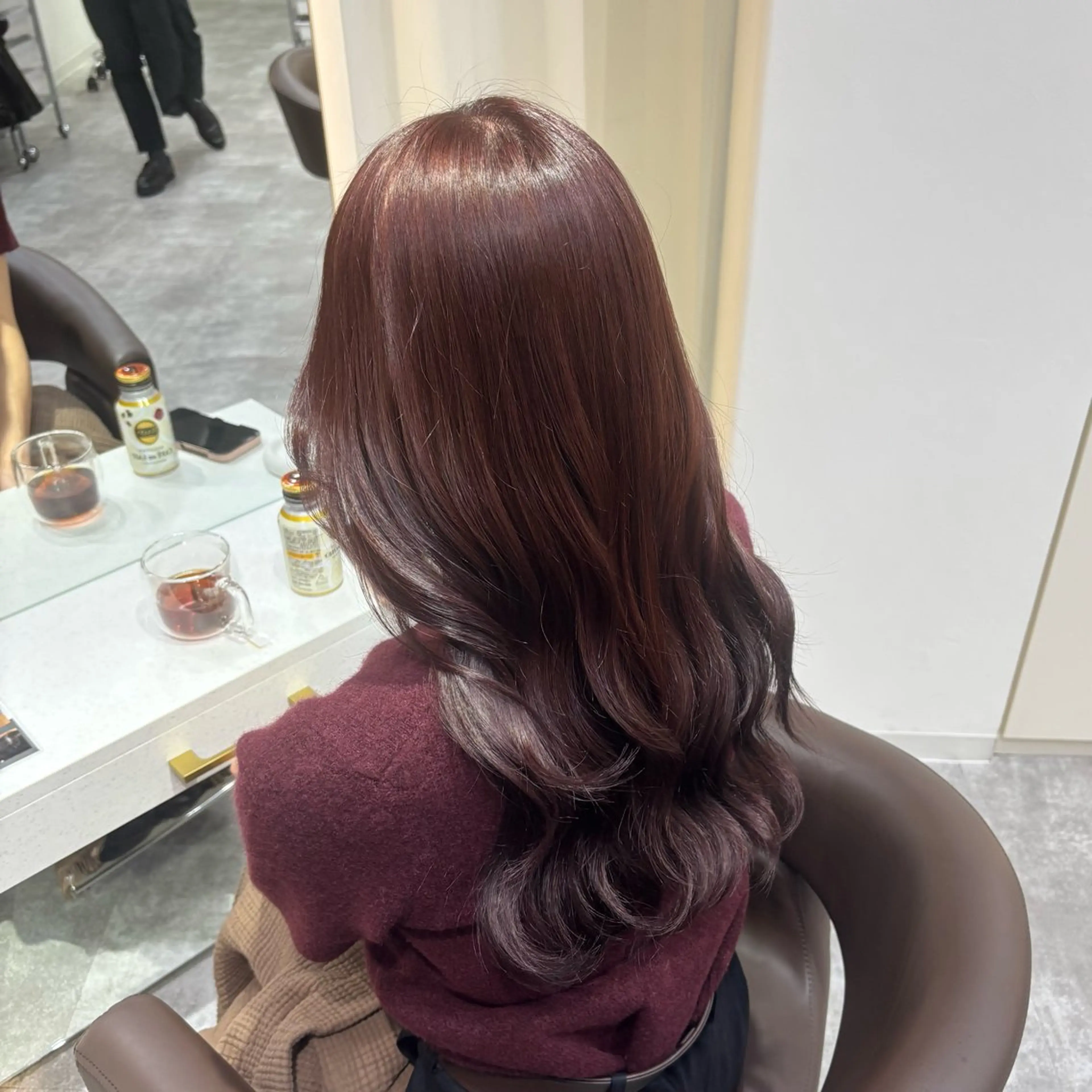 ロング カラー ヘアカラー トリートメント ヘアセット 艶髪カラー・髪質改善 ストレートAsunaのヘアスタイル