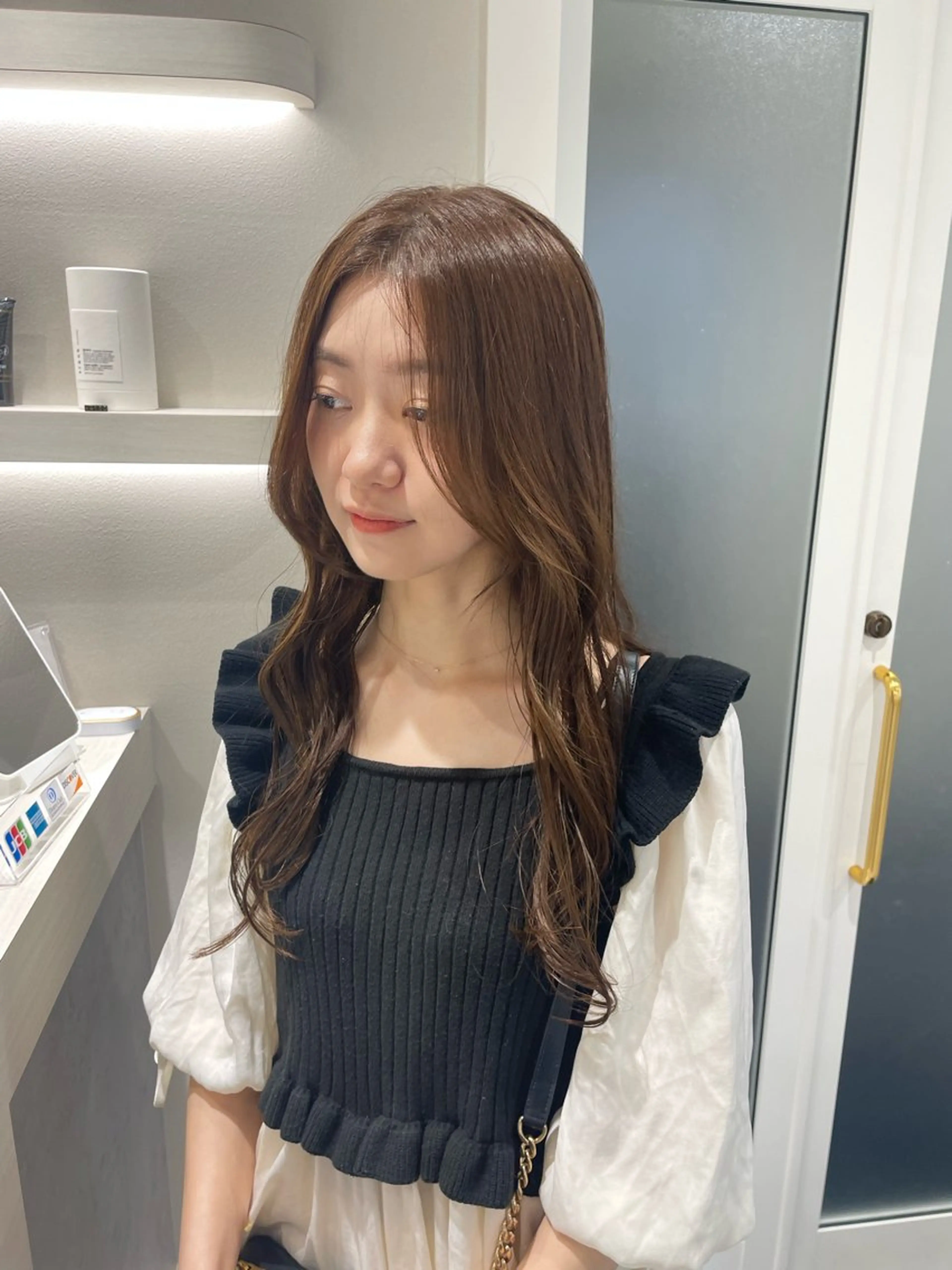 ロング カラー ベージュカラー 🩰ニシムラヒカリ 半個室salon♡*のヘアスタイル