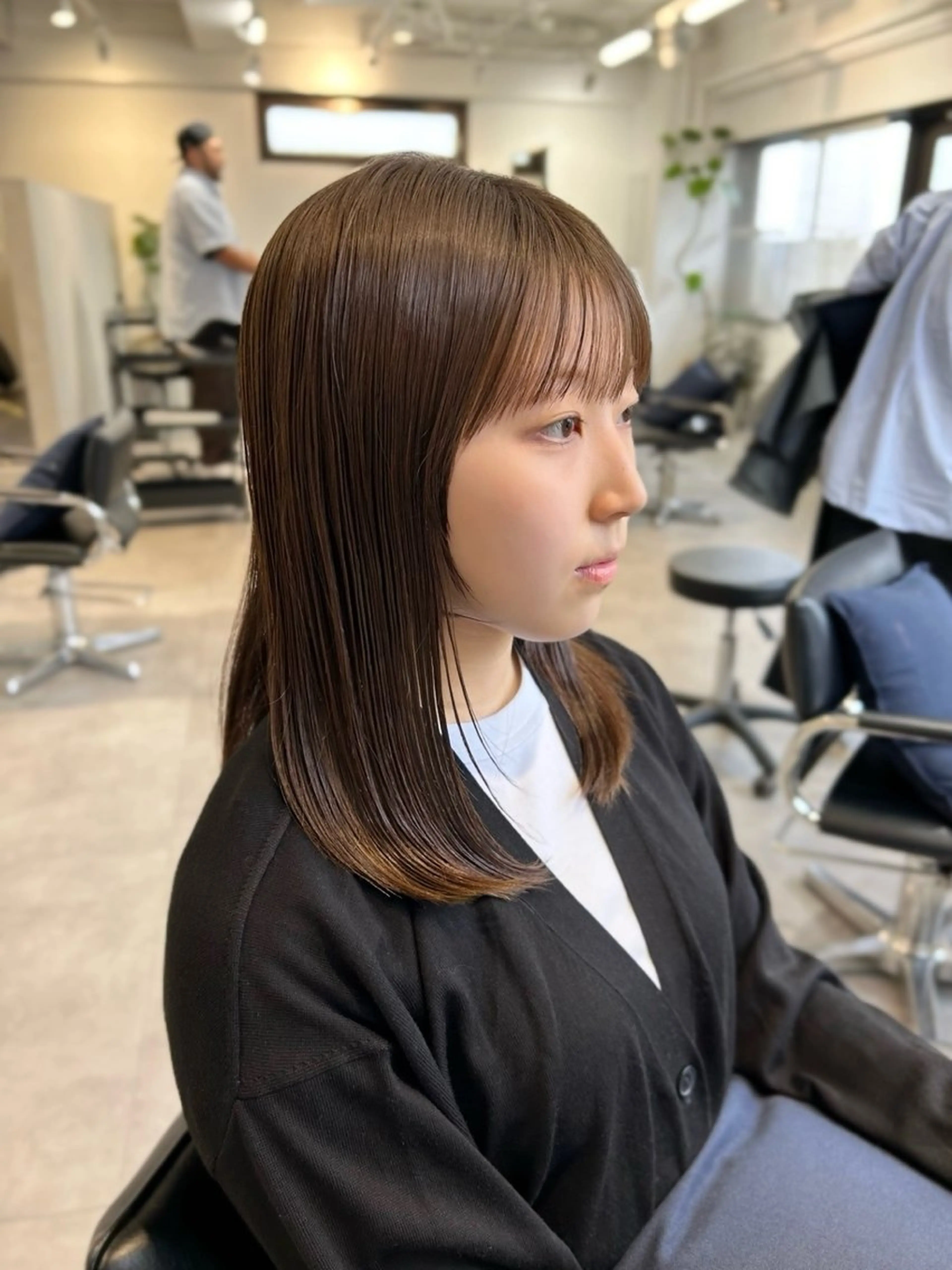 ミディアム 顔周りカット ❤️ショートカット ・顔周りカット❤️のヘアスタイル