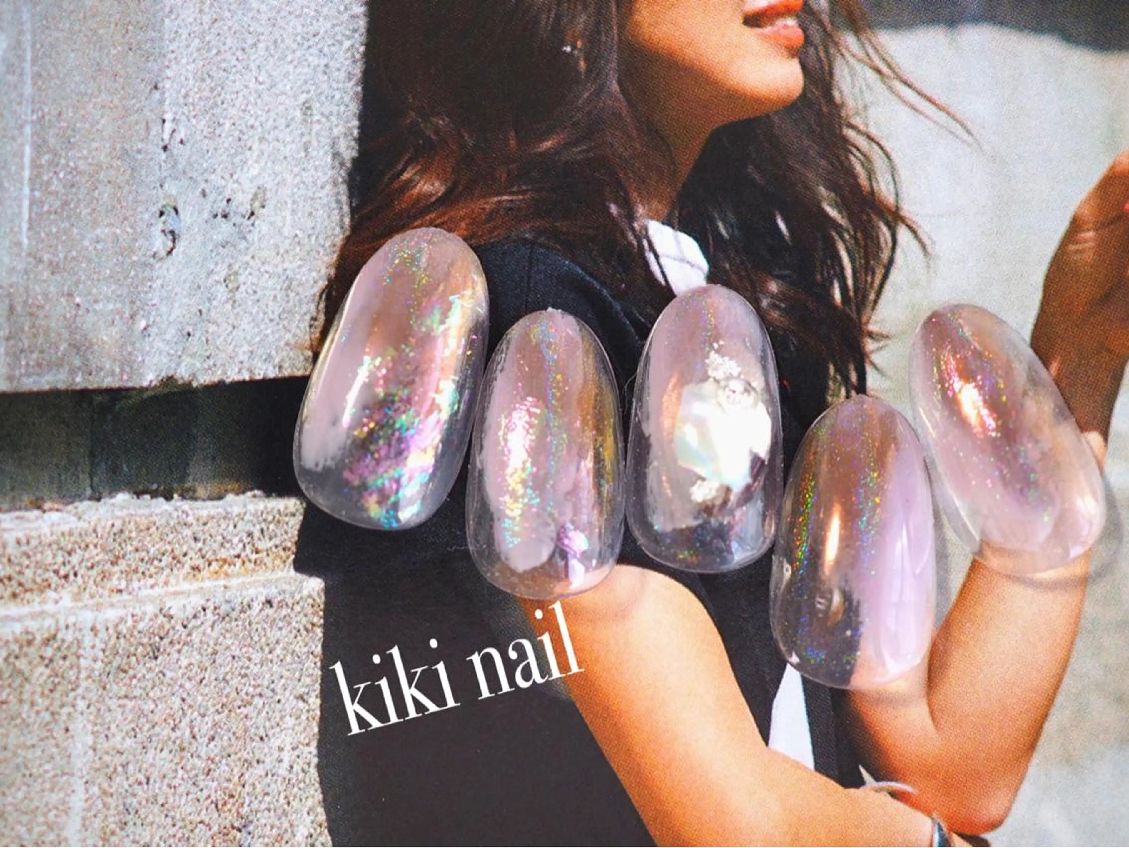 ネイル ミラーネイル シンプルネイル kiki nail &brow二子玉川の眉毛・アイブロウイメージ