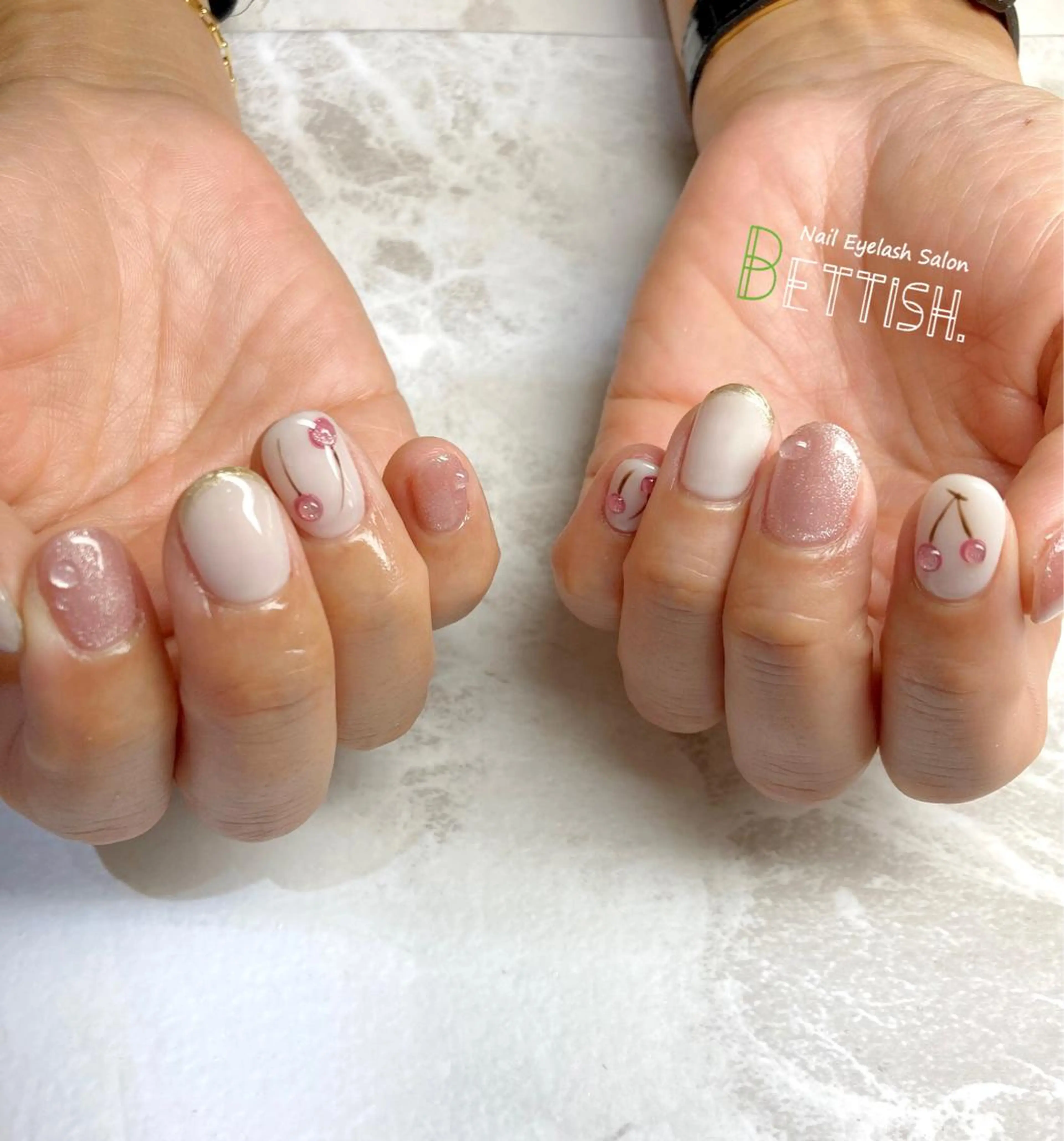 ネイル 春ネイル BETTISH. KUMIKO☺︎︎のネイルデザイン