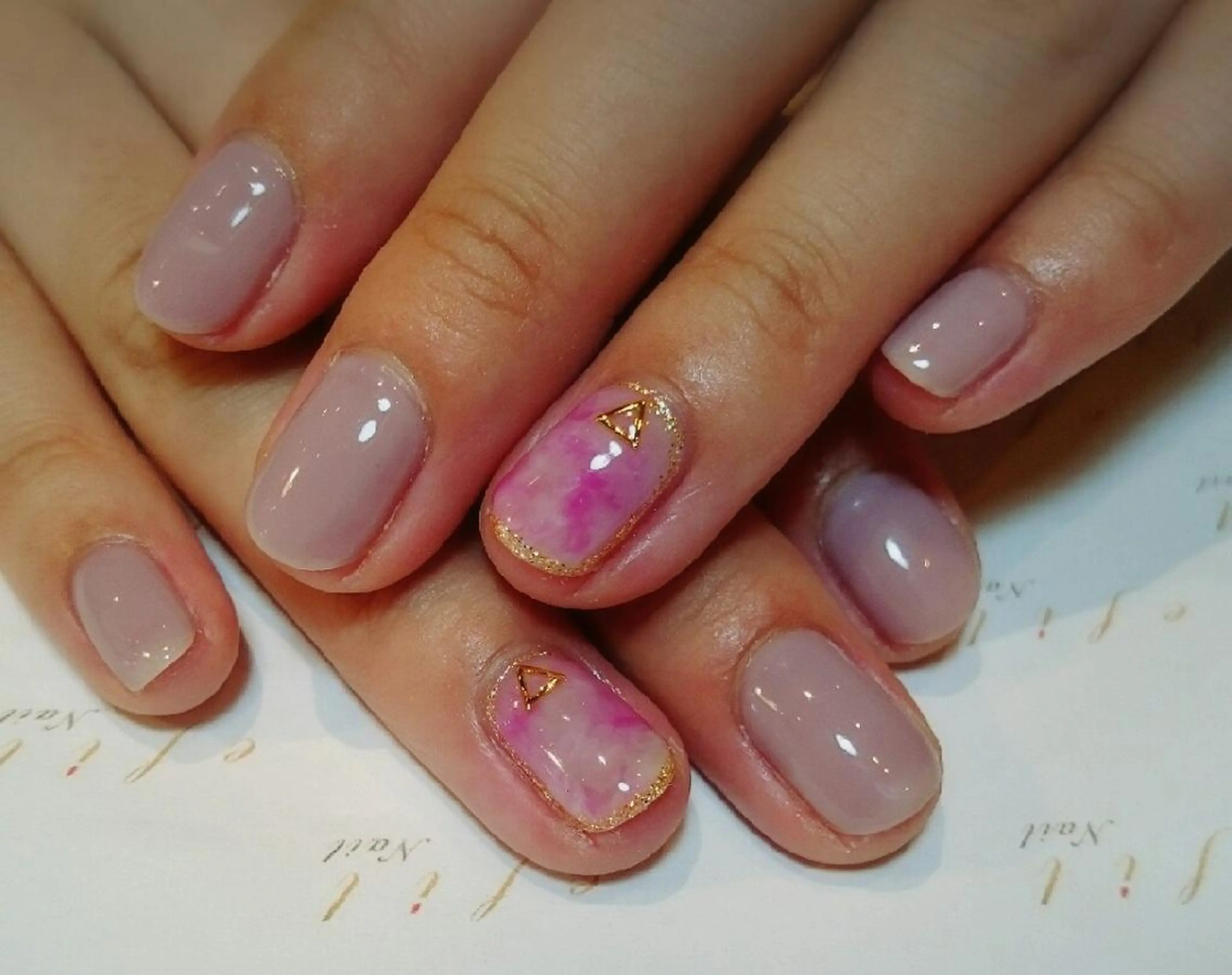 ネイル アートネイル みー shakushiroのネイルデザイン