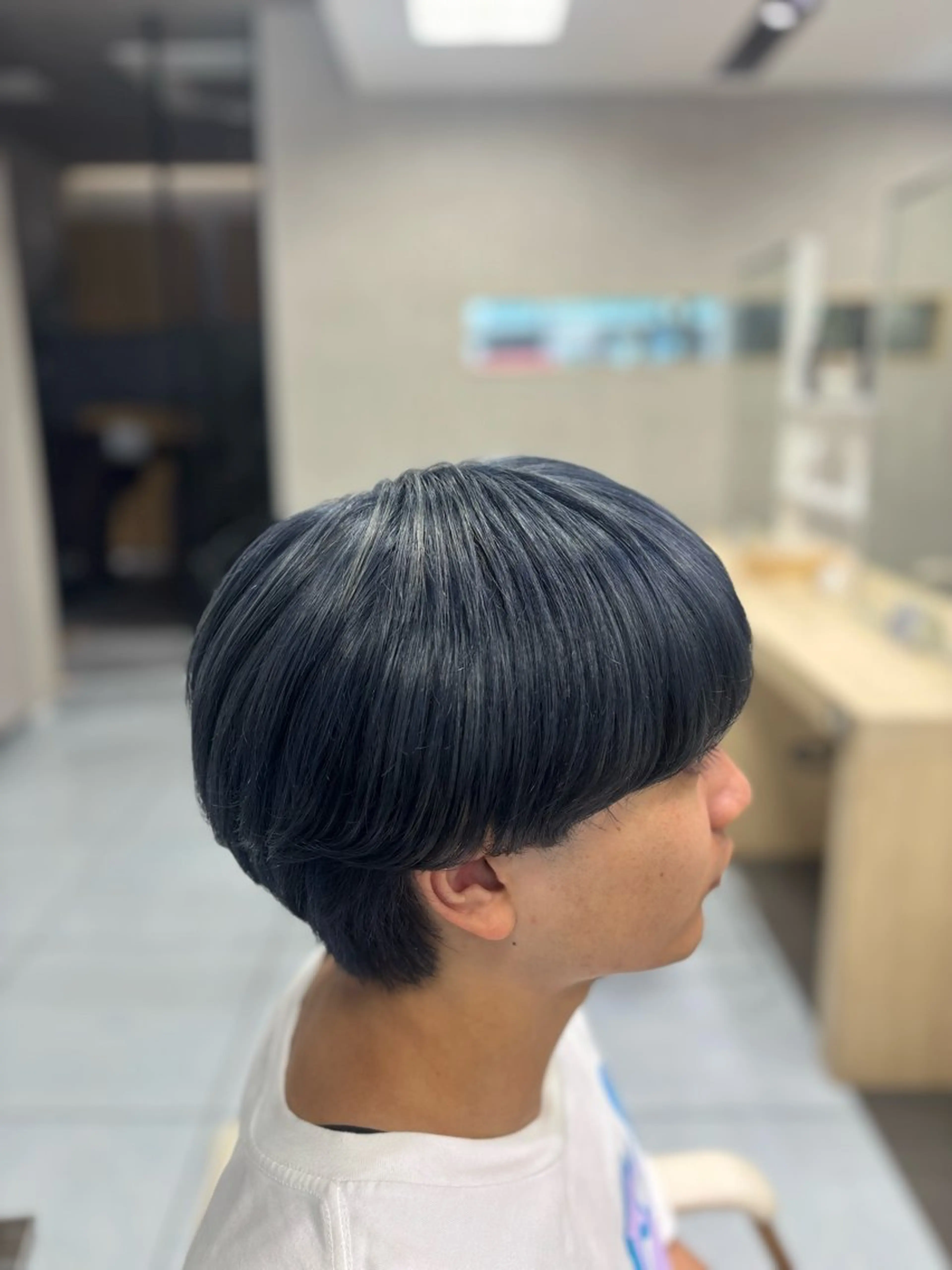 ショート カラー メンズ ヘアカラー メンズ特化韓国風 パーマスタイル/りんのヘアスタイル