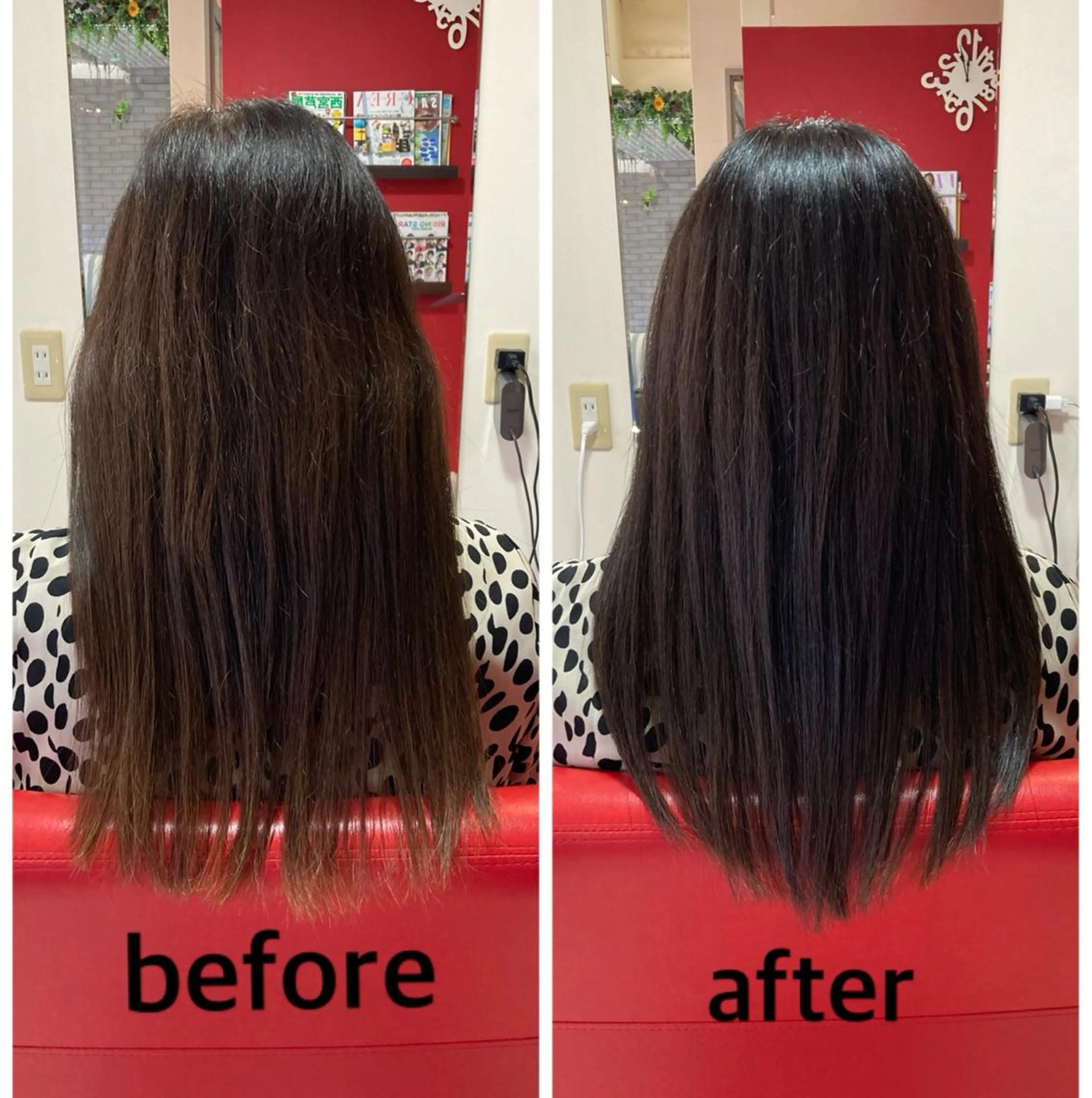 セミロング 岸本 友子のヘアスタイル