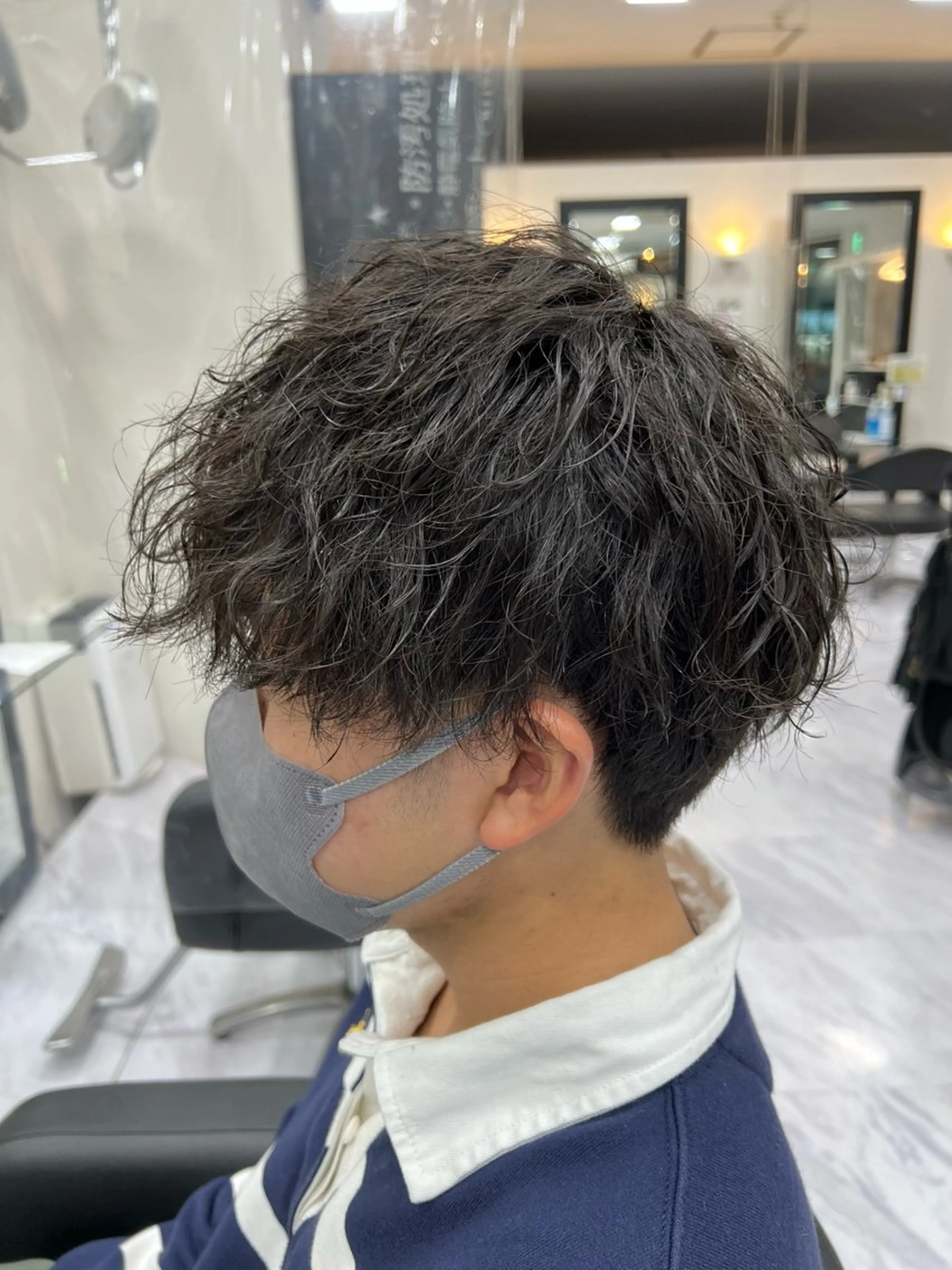 ショート パーマ メンズ マッシュ メンズパーマ ツイストスパイラルパーマ デート スパイラルパーマ 🍒KUMAGAI 🍒のヘアスタイル