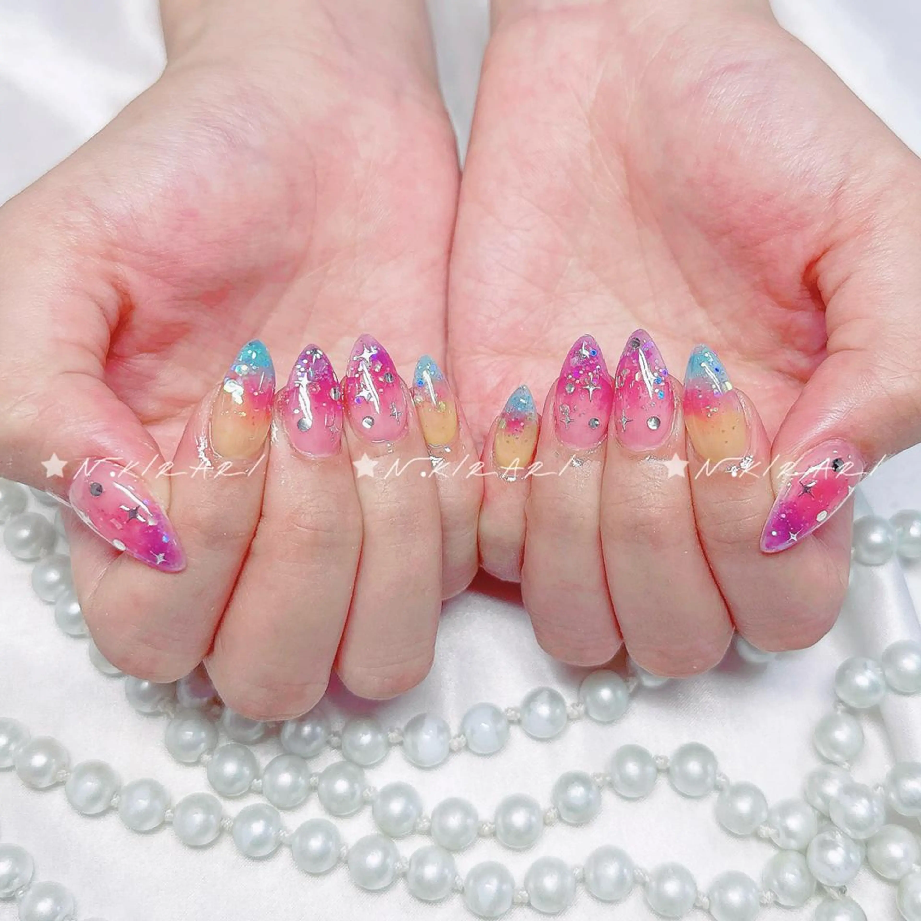 ネイル 🎀 ユズ 🎀のネイルデザイン