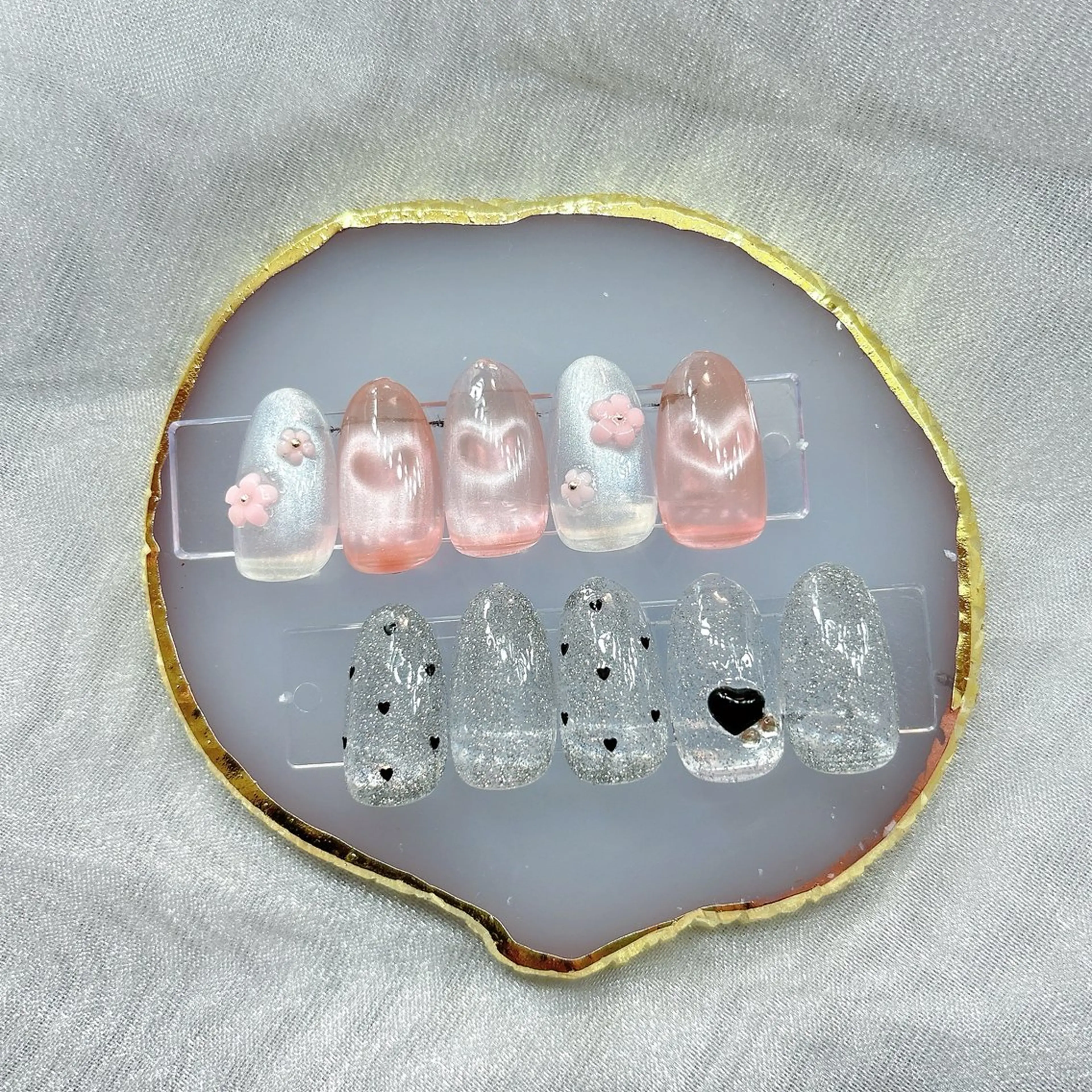 ネイル ハンドネイル BLACKVELV ET(YUME)のネイルデザイン