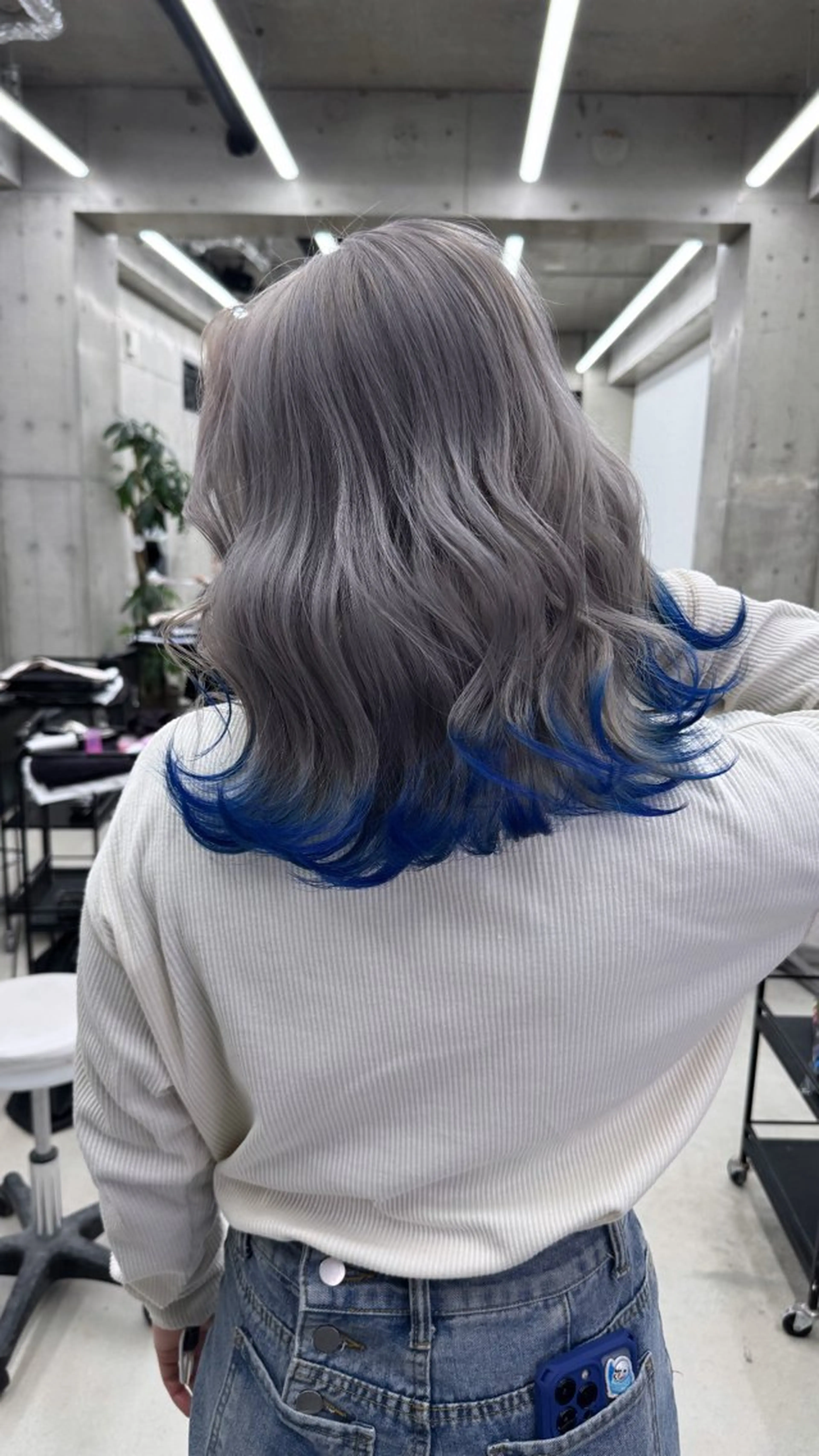 セミロング ヘアカラー 中道 晶のヘアスタイル